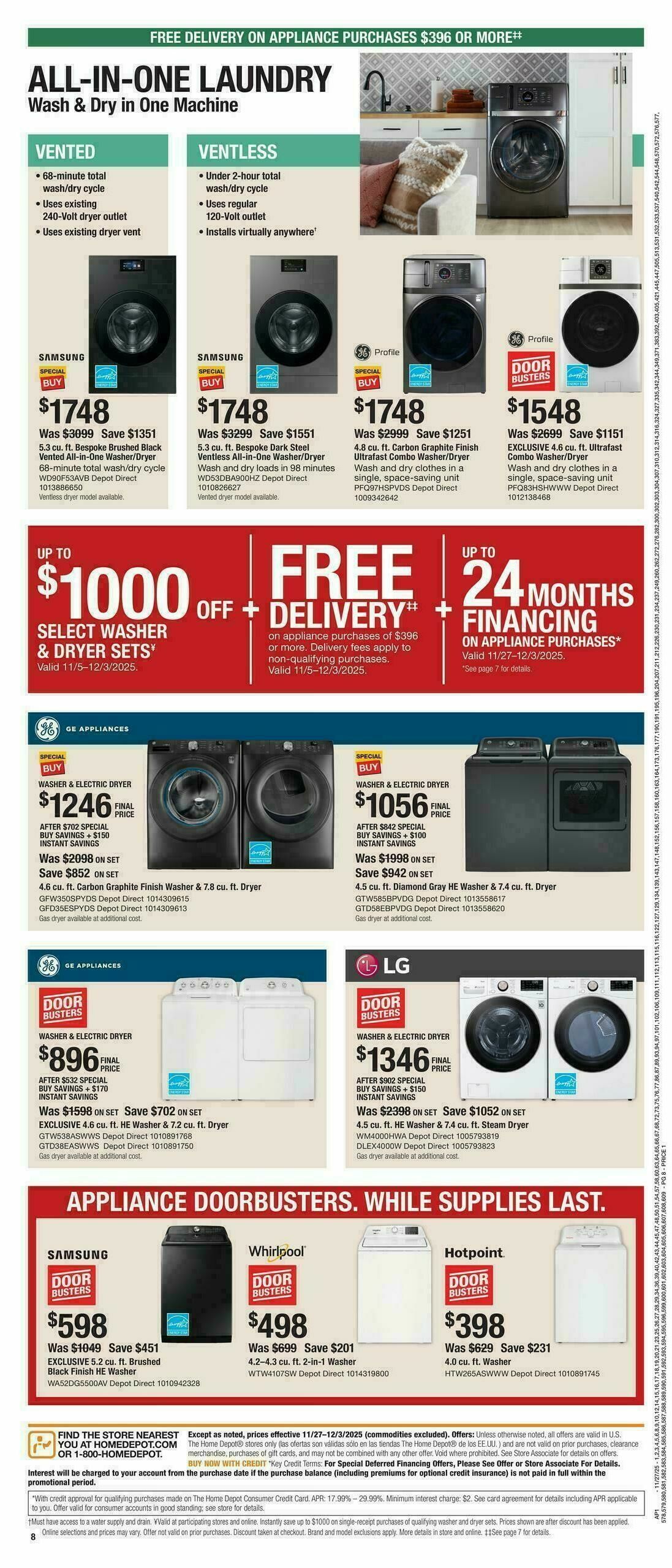 The Home Depot Black Friday Weekly Ad from November 27