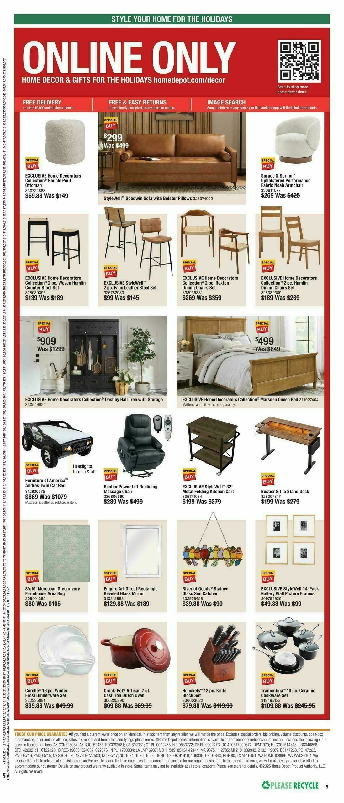 The Home Depot Black Friday Weekly Ad from November 27