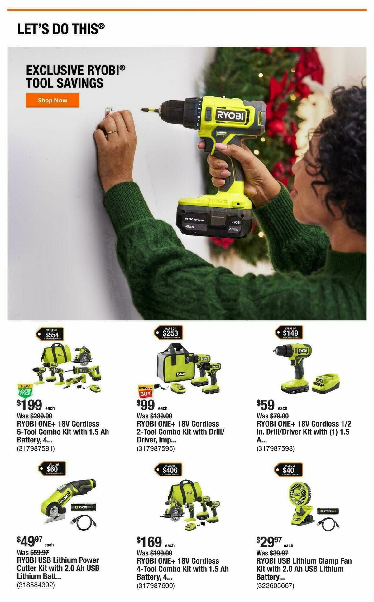 The Home Depot Weekly Ad from December 4
