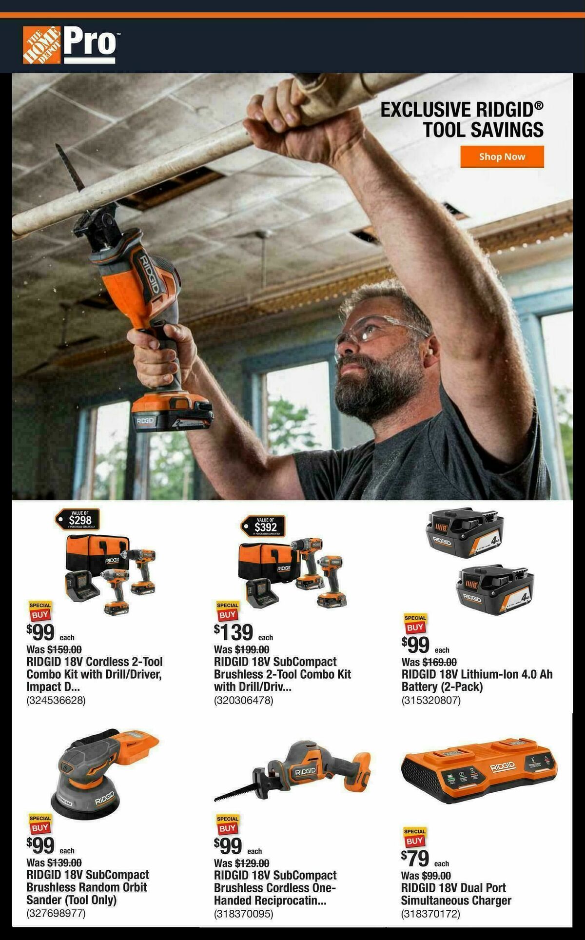 The Home Depot Weekly Ad from December 8
