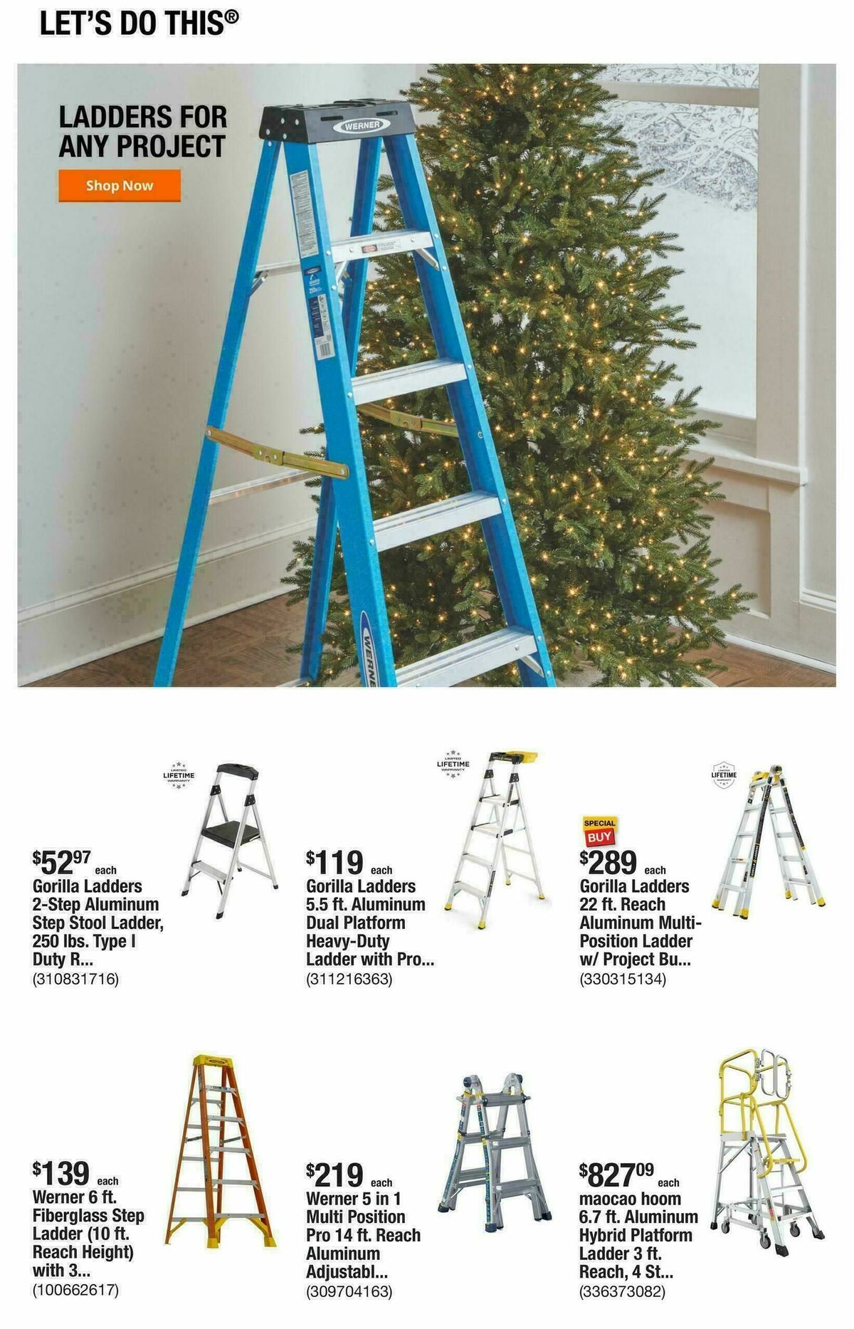 The Home Depot Weekly Ad from December 11