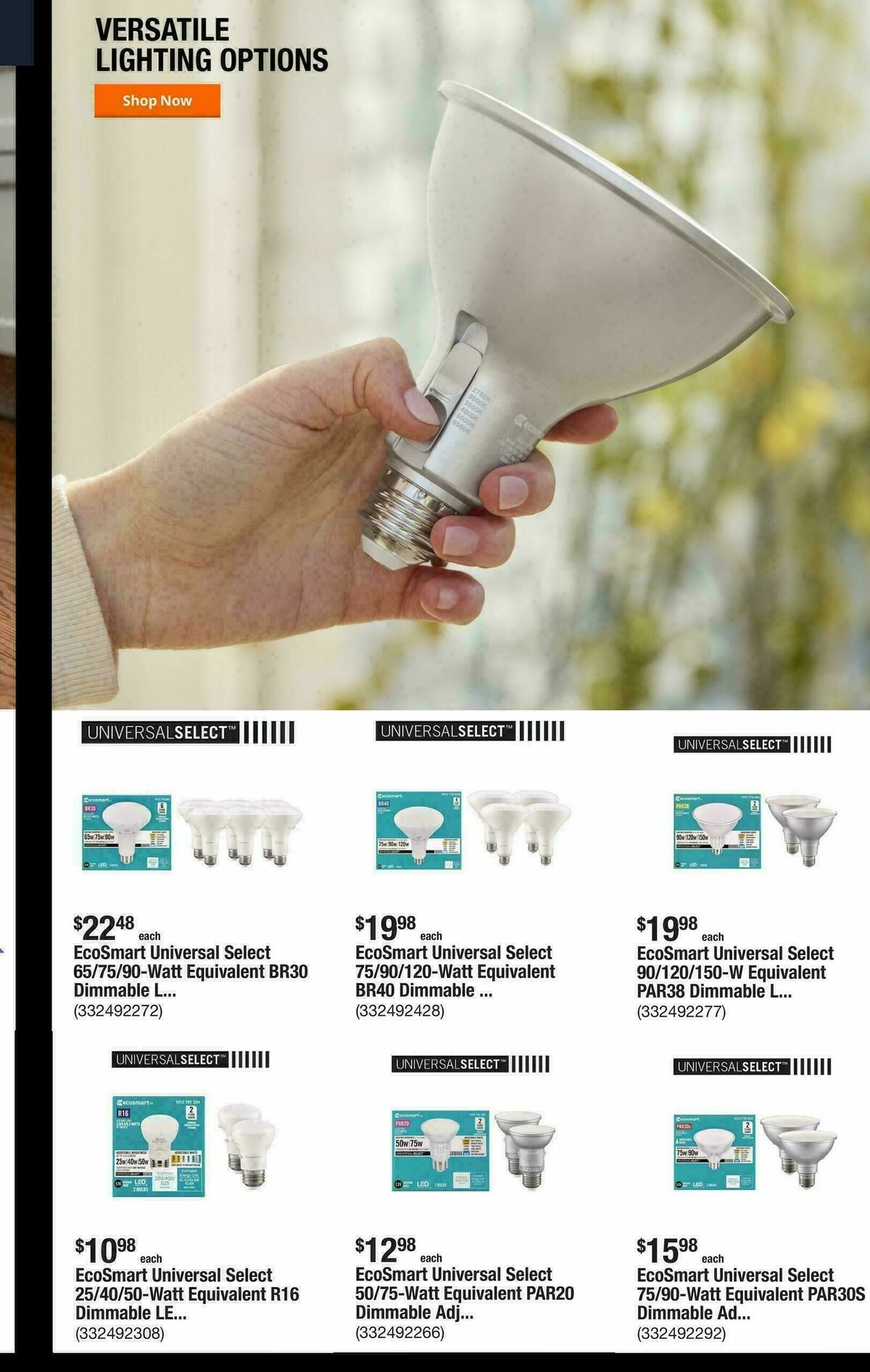 The Home Depot Weekly Ad from December 22