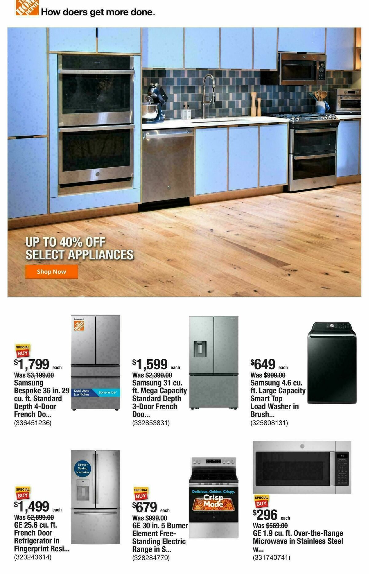 The Home Depot Weekly Ad from December 25