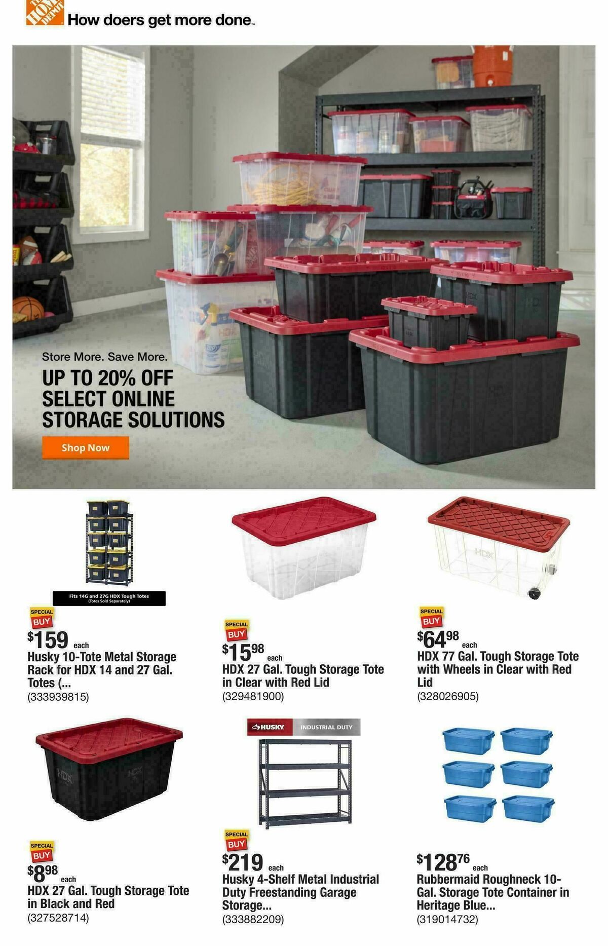 The Home Depot Weekly Ad from January 1