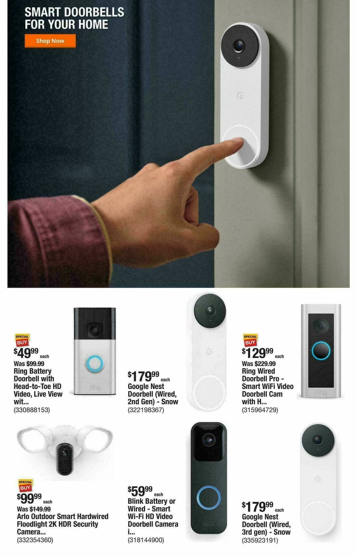 The Home Depot Weekly Ad from January 1