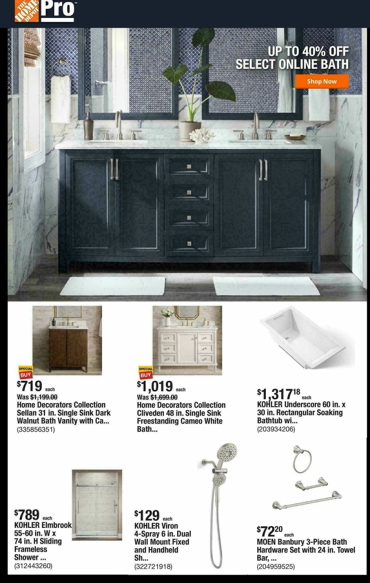 The Home Depot Weekly Ad from January 12