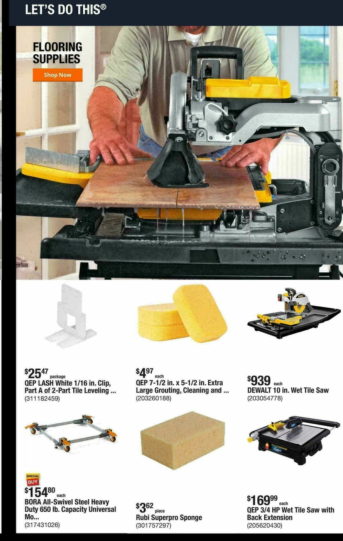 The Home Depot Weekly Ad from January 12