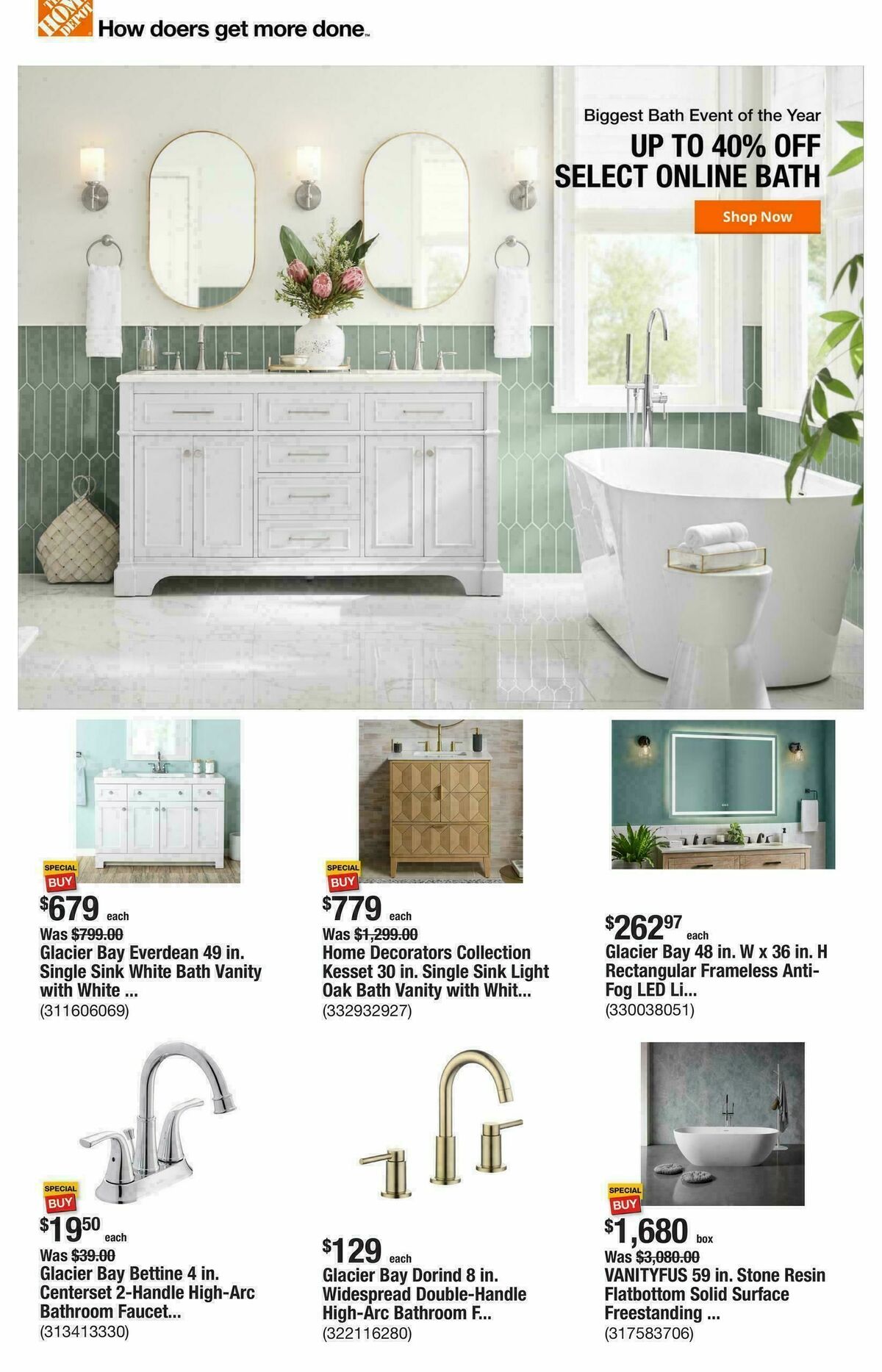 The Home Depot Weekly Ad from January 15