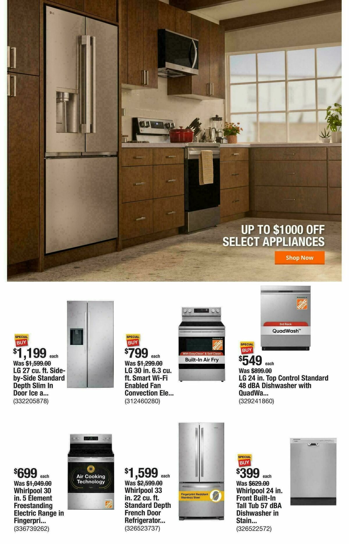 The Home Depot Weekly Ad from January 15