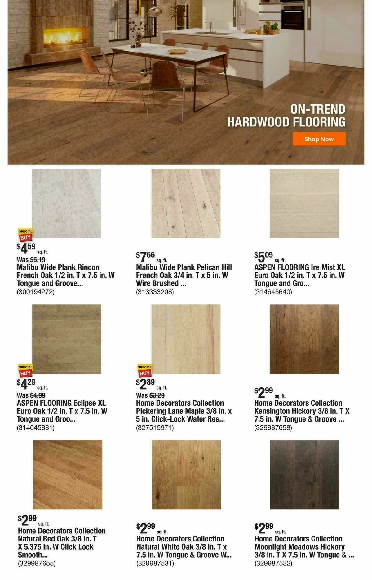 The Home Depot Weekly Ad from January 15