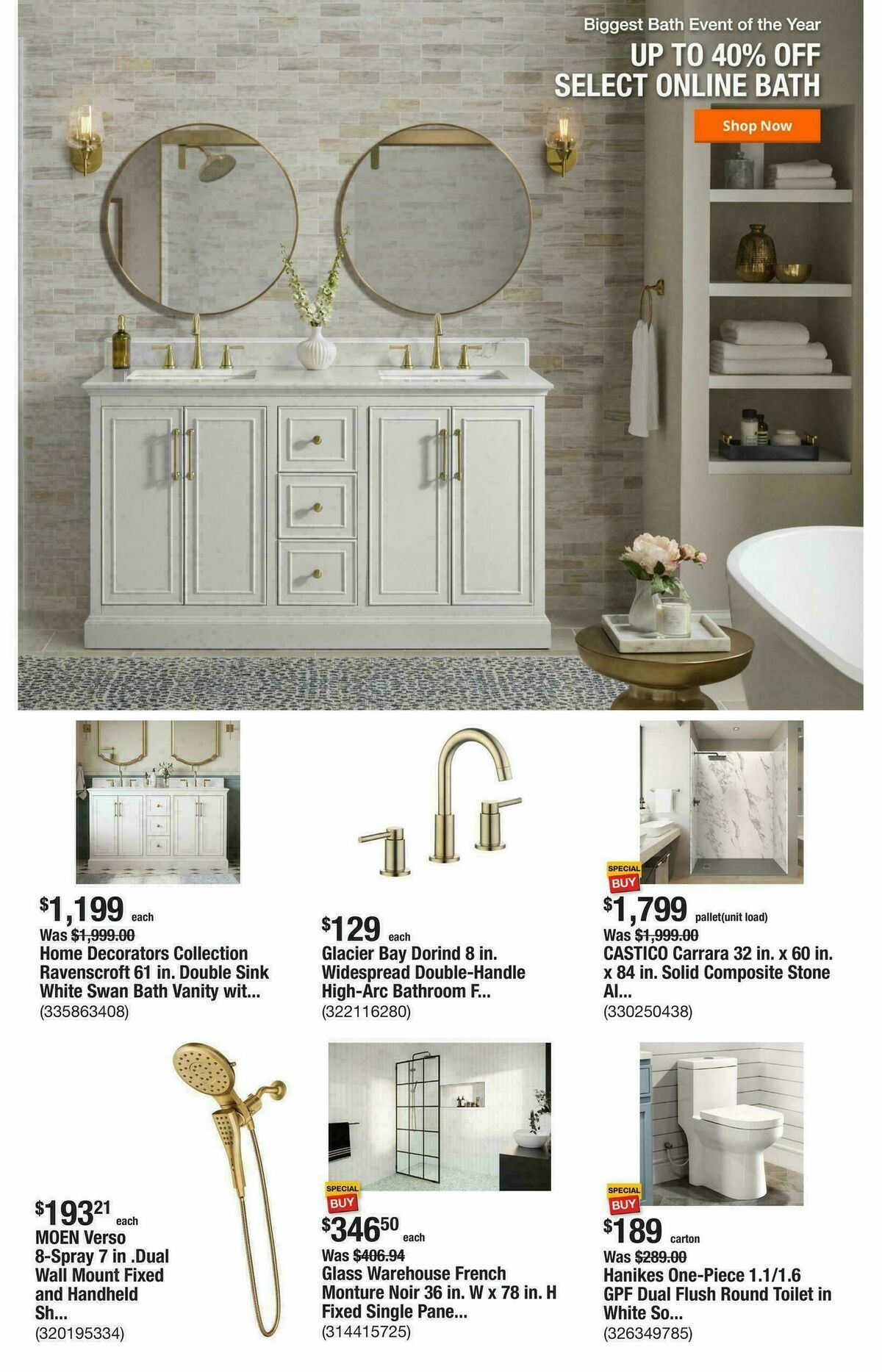 The Home Depot Weekly Ad from January 22