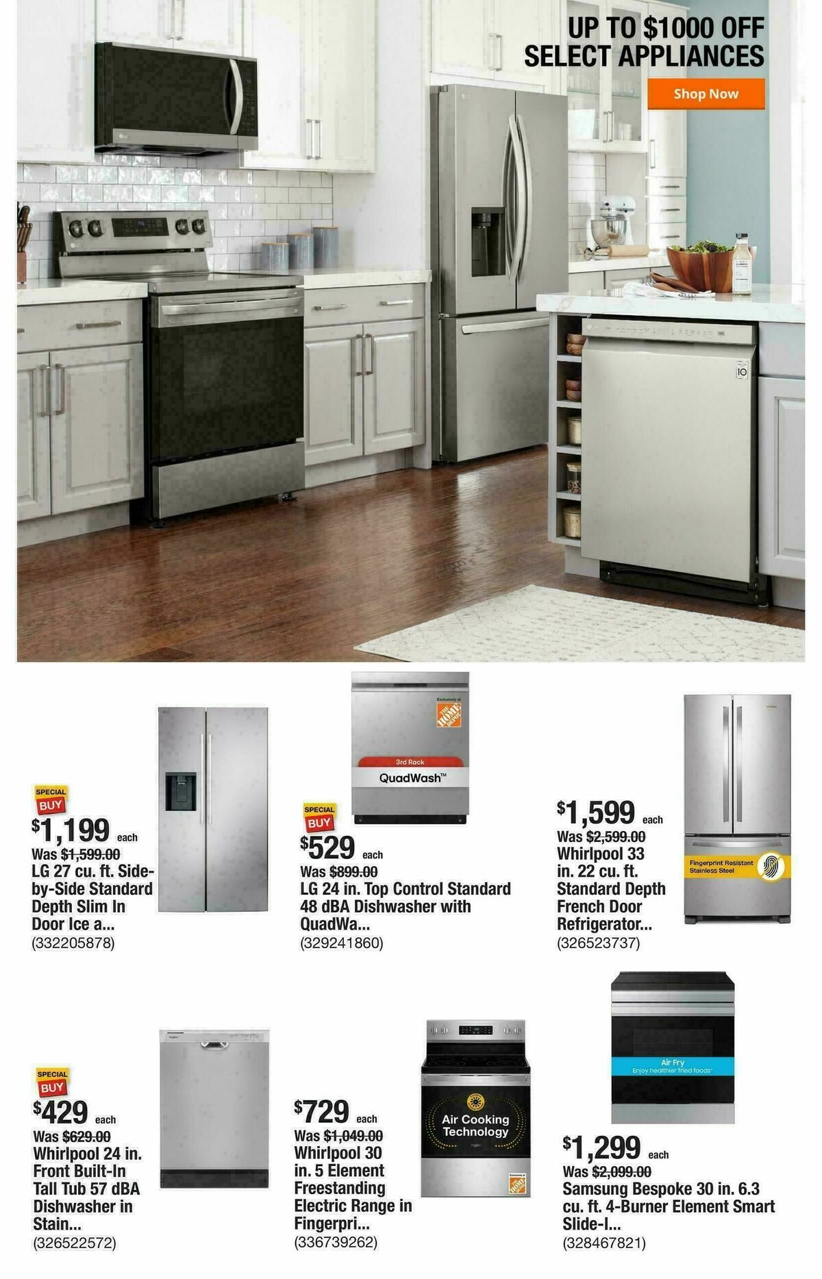 The Home Depot Weekly Ad from January 22