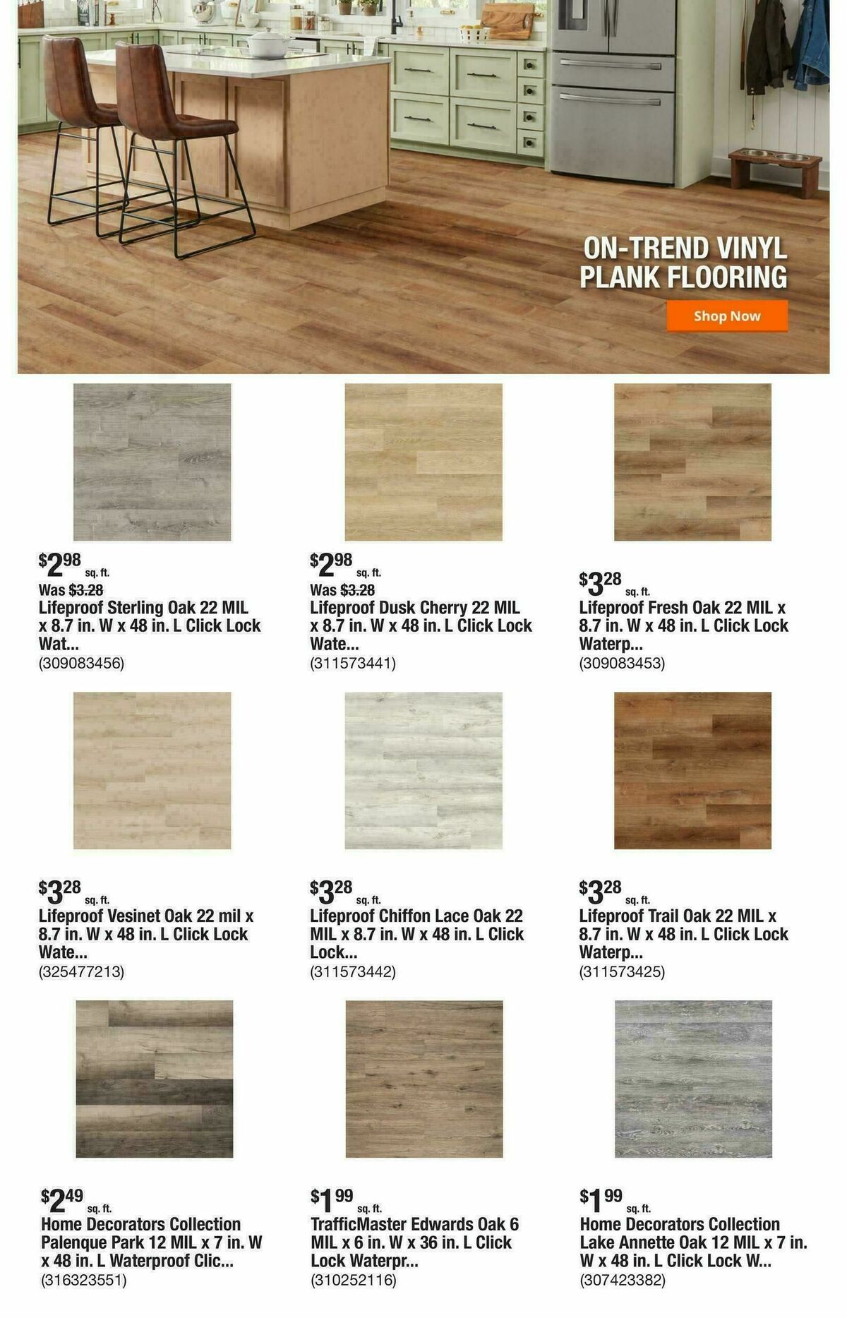 The Home Depot Weekly Ad from January 22
