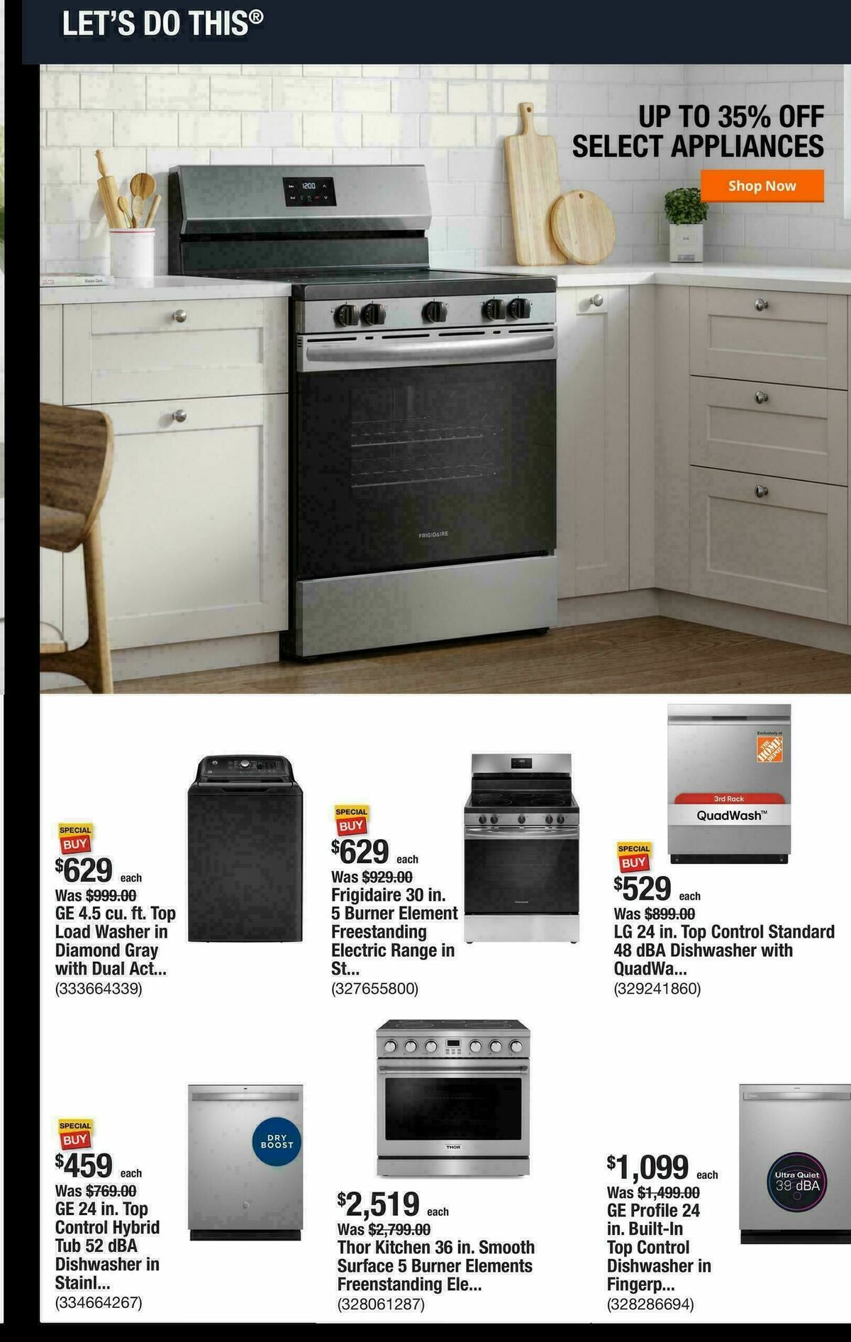 The Home Depot Weekly Ad from January 26