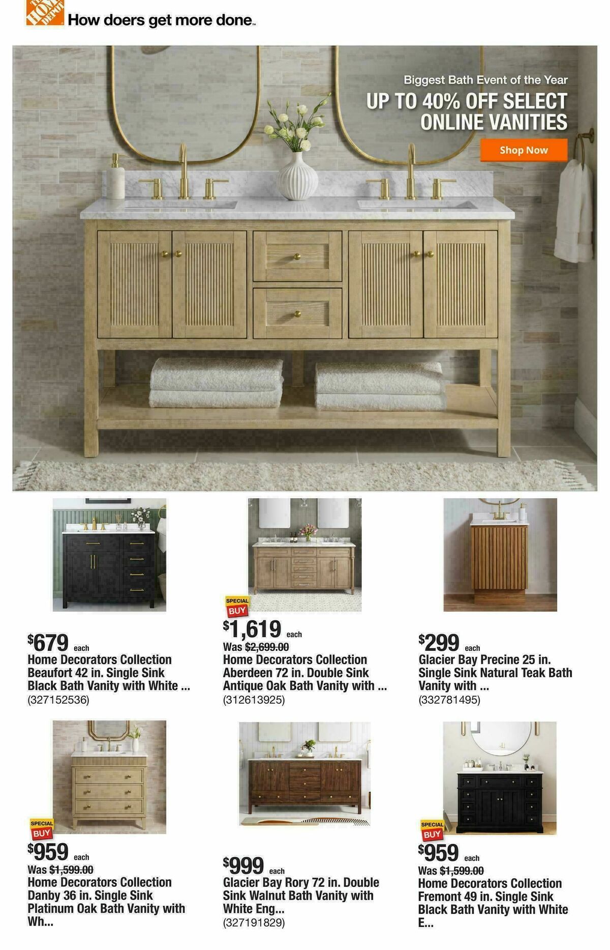 The Home Depot Weekly Ad from January 29