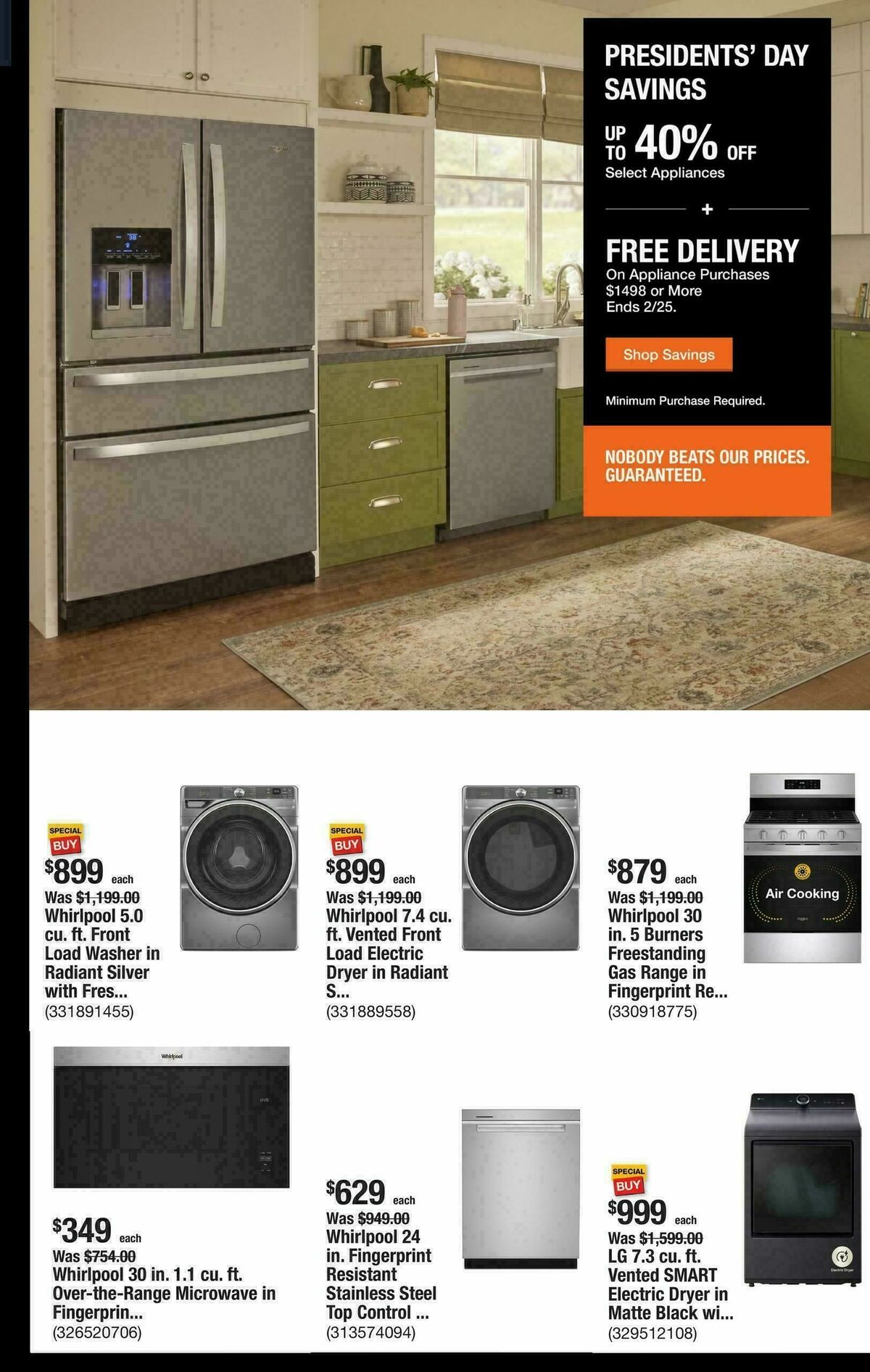 The Home Depot Weekly Ad from February 16