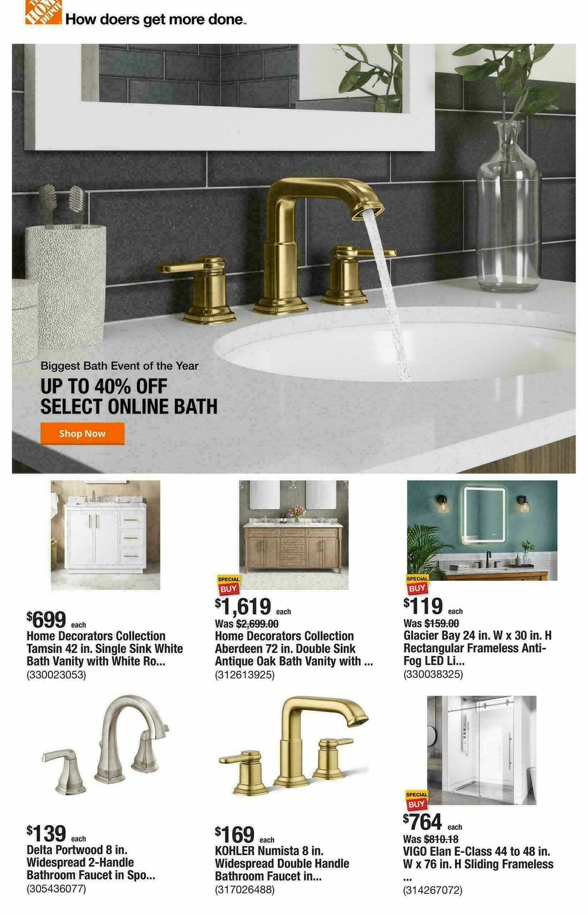 The Home Depot Weekly Ad from March 12