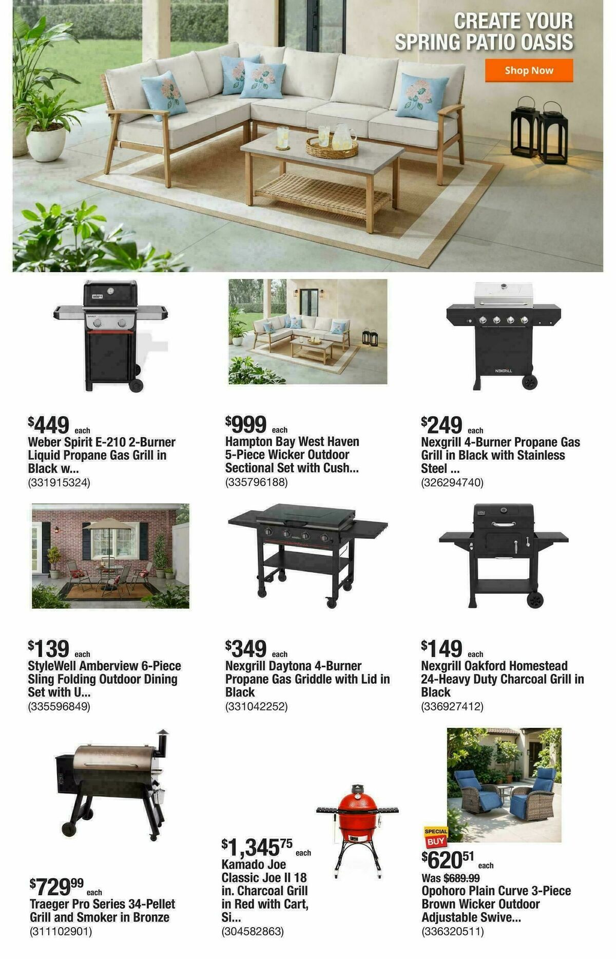 The Home Depot Weekly Ad from March 12