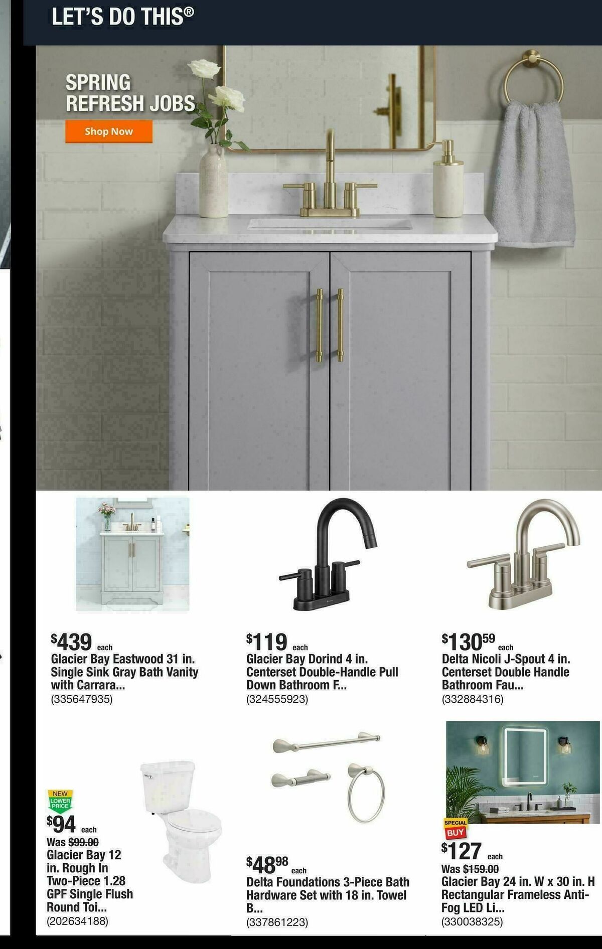 The Home Depot Weekly Ad from April 6