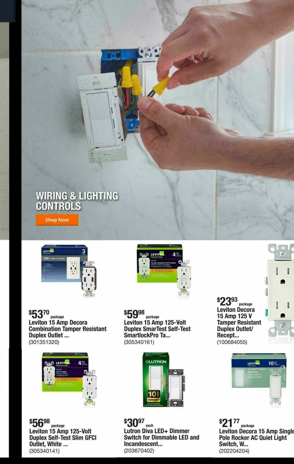 The Home Depot Weekly Ad from April 6