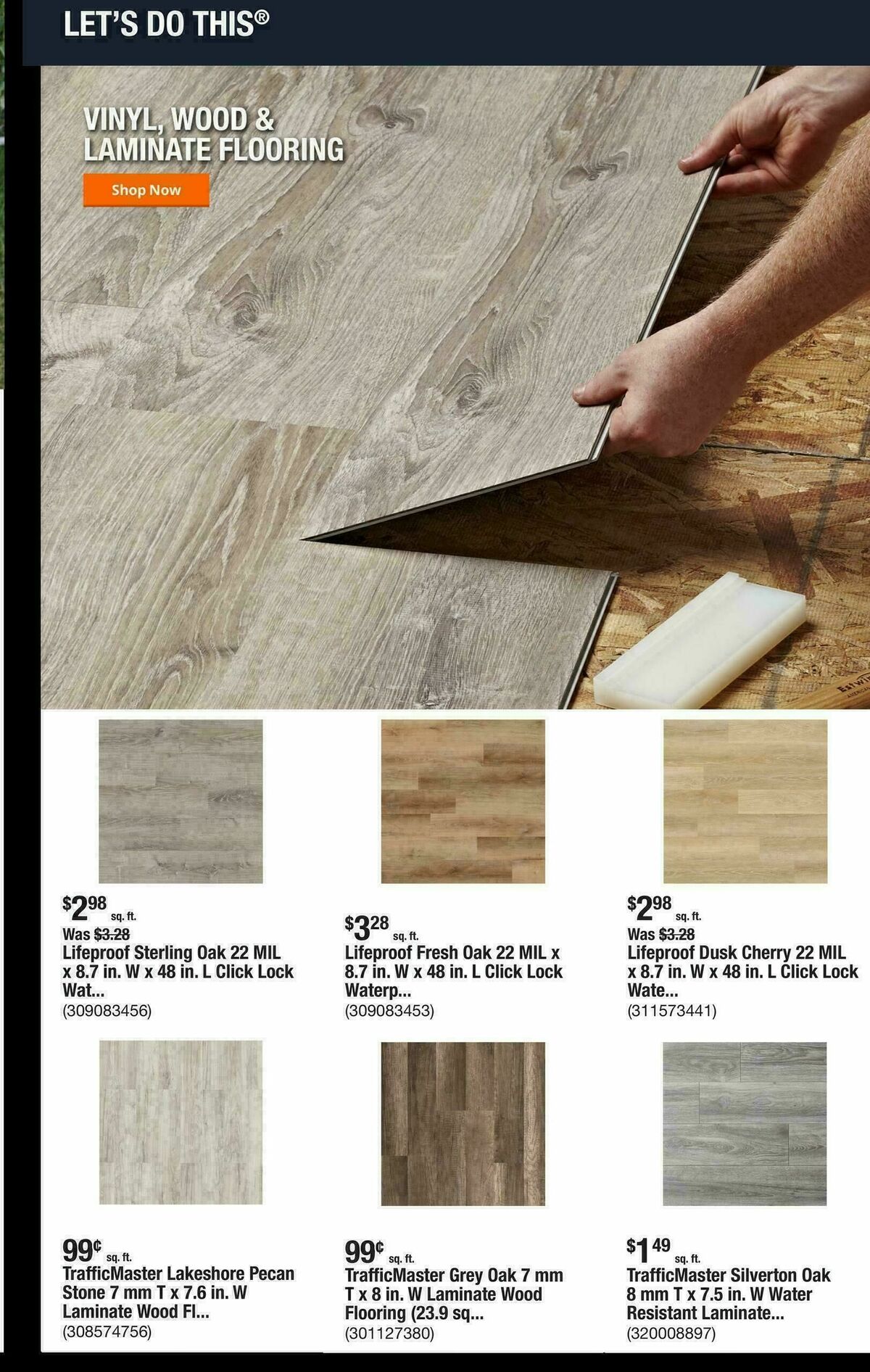 The Home Depot Weekly Ad from April 20