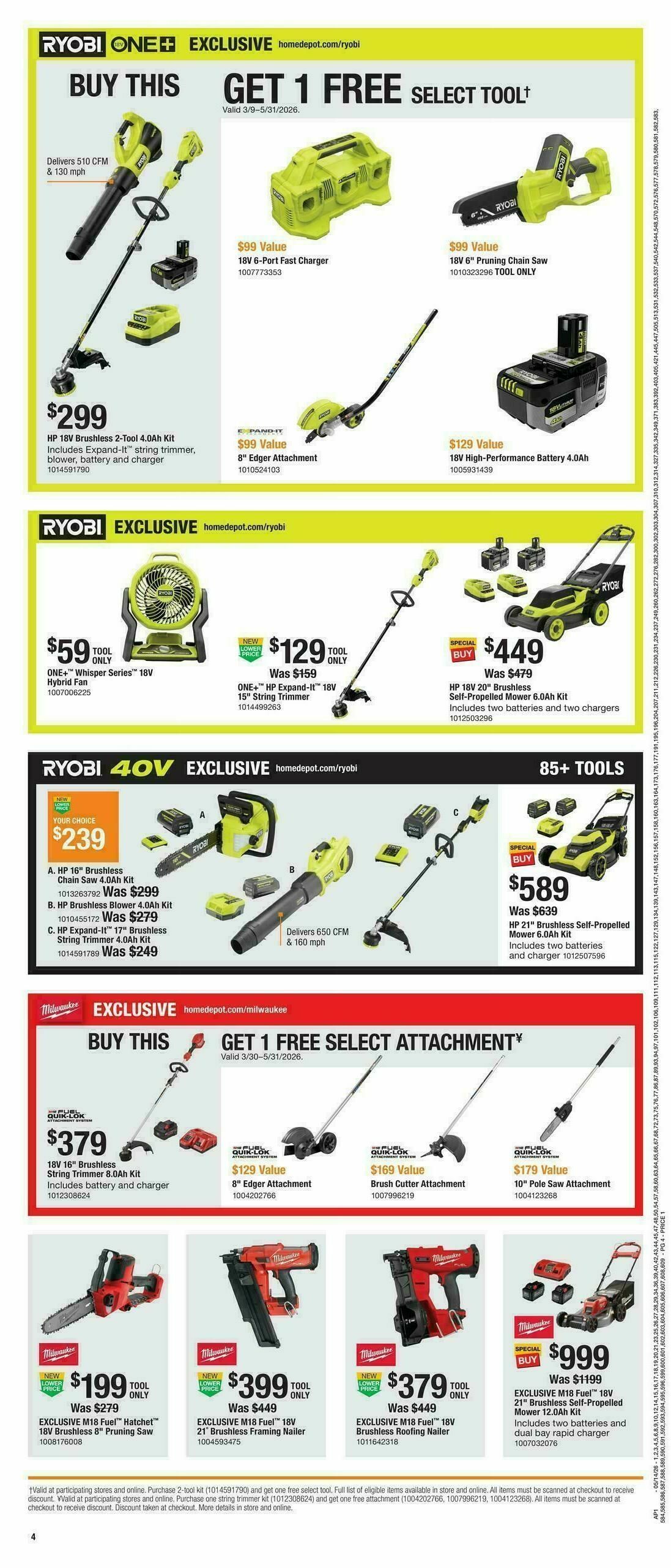 The Home Depot Memorial Day Weekly Ad from May 14