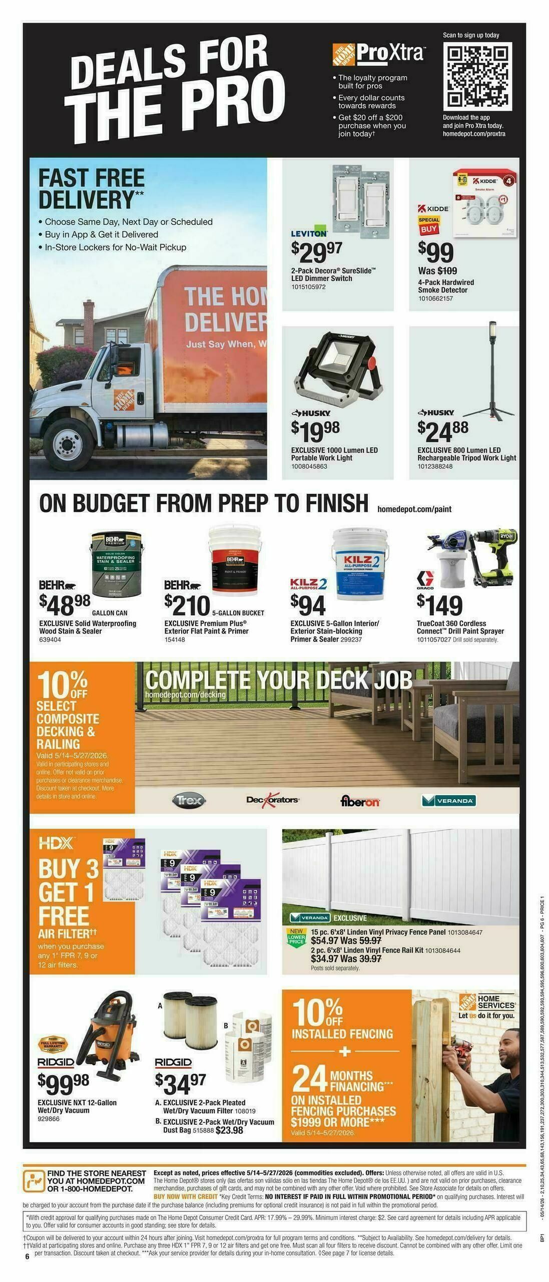 The Home Depot Memorial Day Weekly Ad from May 14