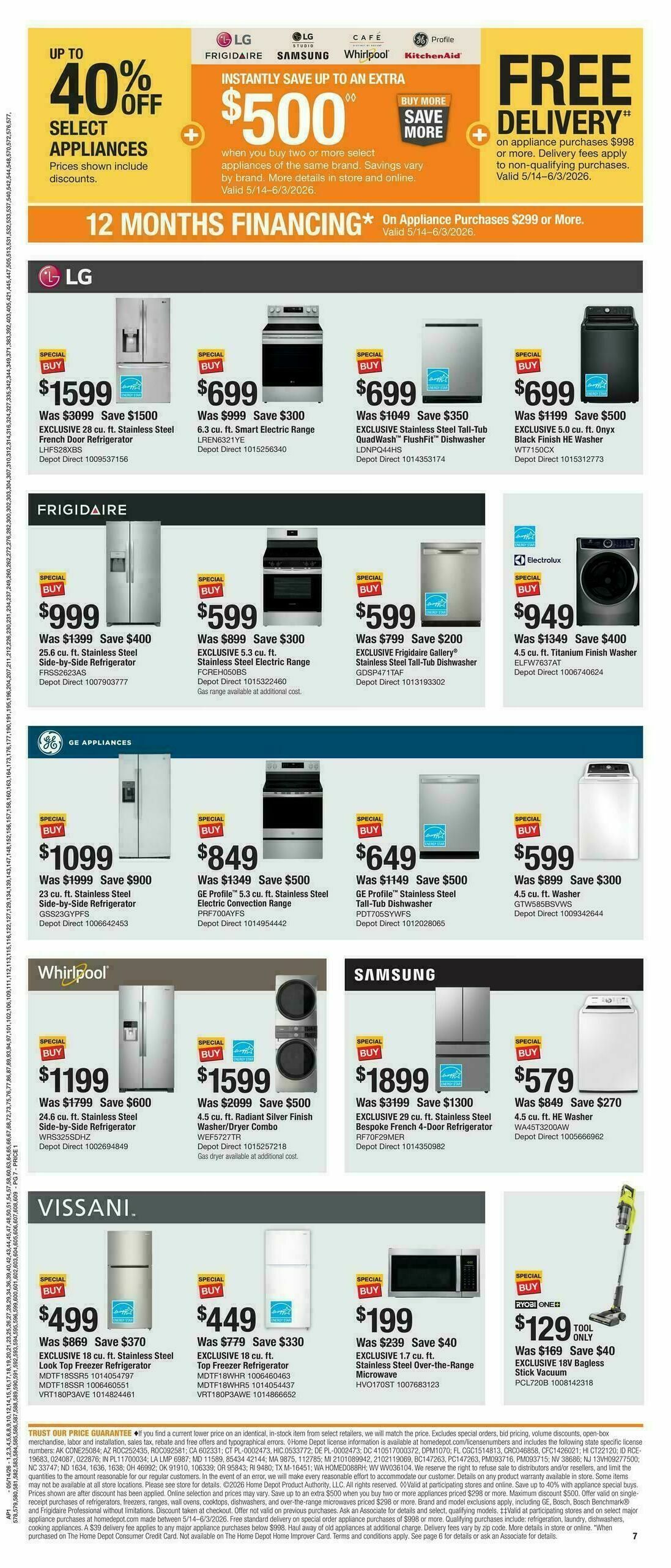 The Home Depot Memorial Day Weekly Ad from May 14