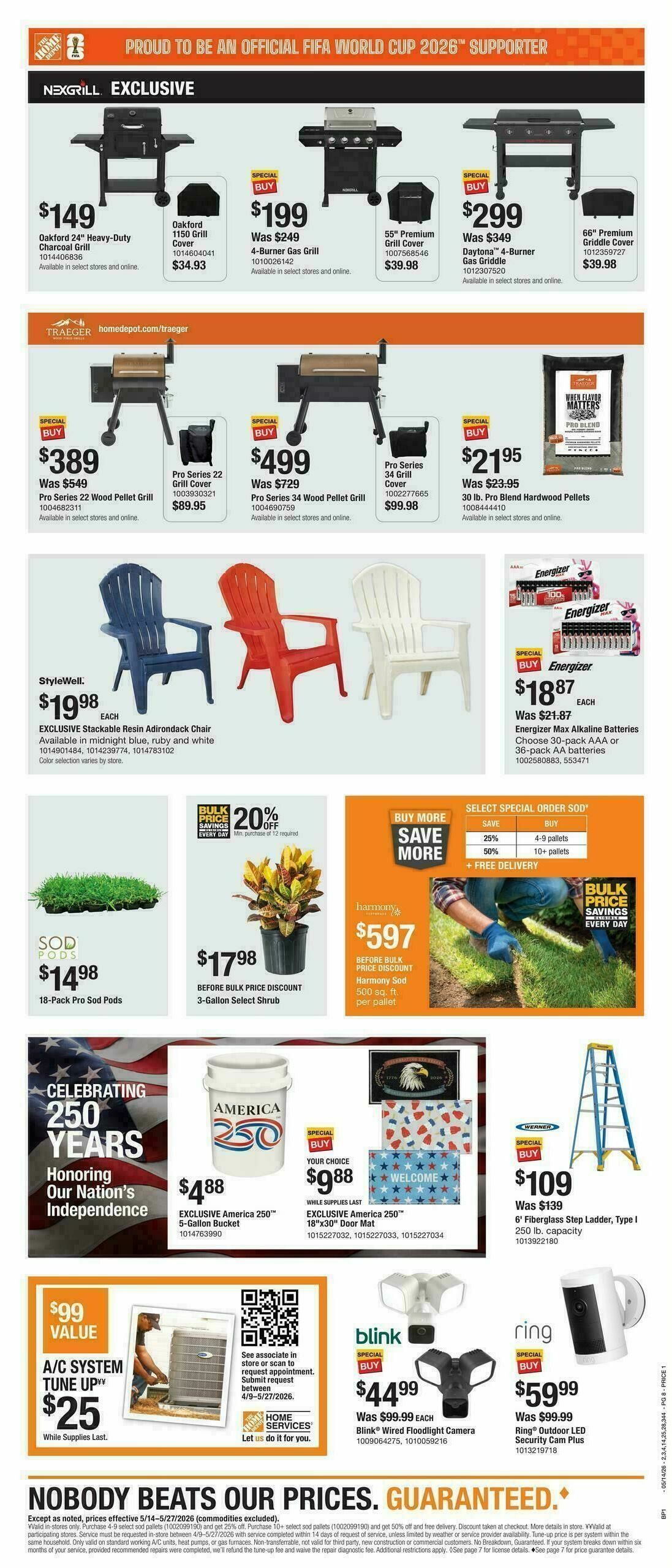 The Home Depot Memorial Day Weekly Ad from May 14