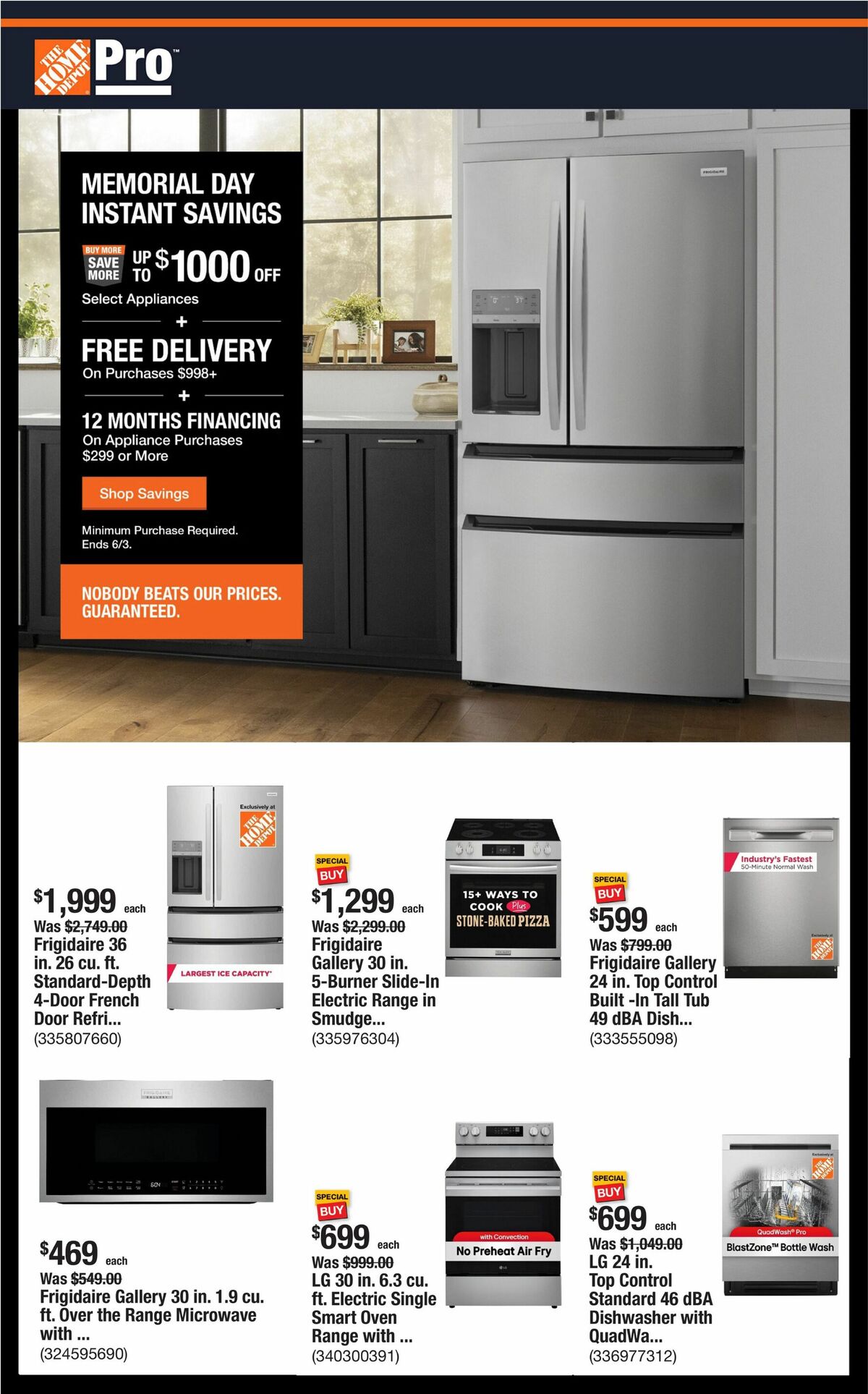 The Home Depot Weekly Ad from May 25