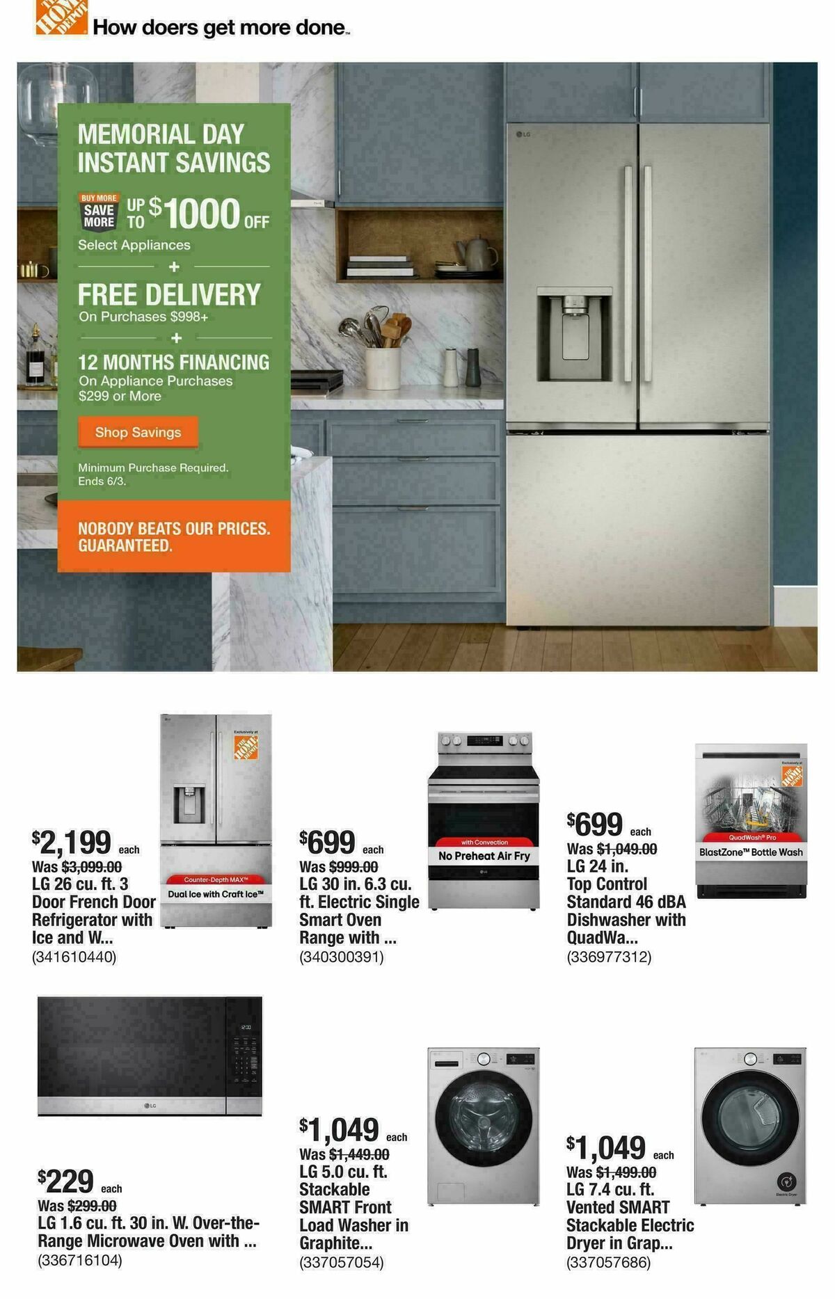 The Home Depot Weekly Ad from May 28