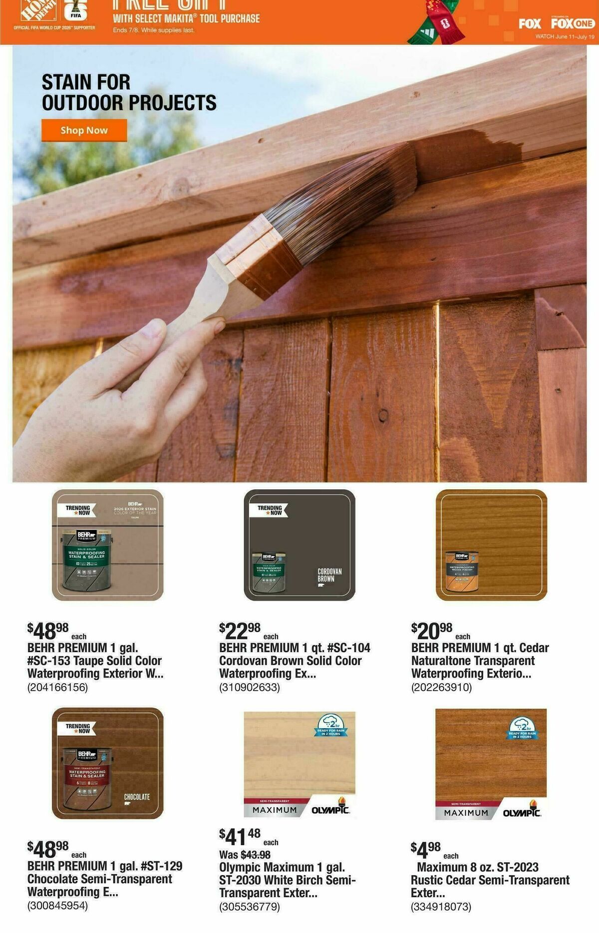 The Home Depot Weekly Ad from May 28