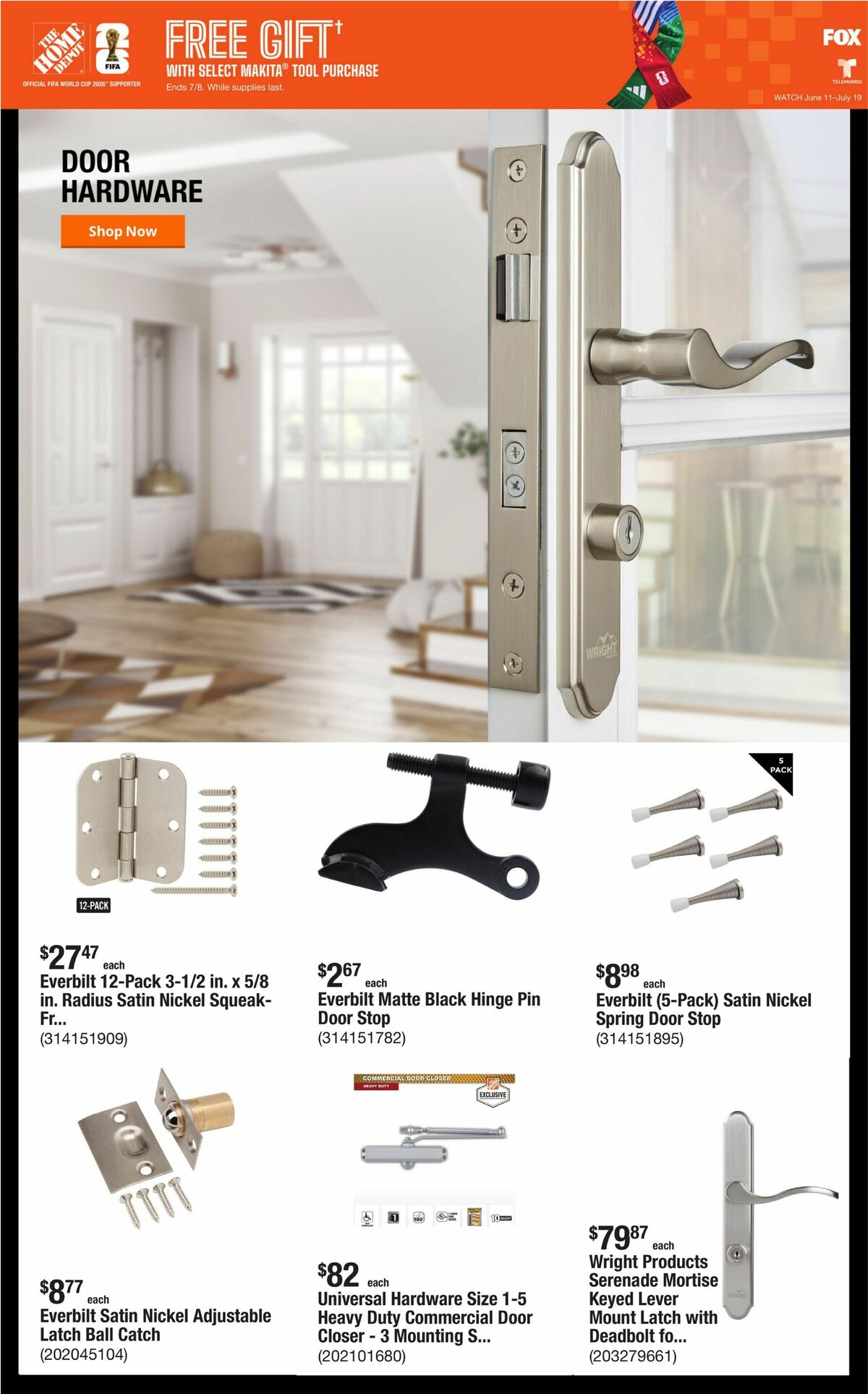 The Home Depot Weekly Ad from June 8