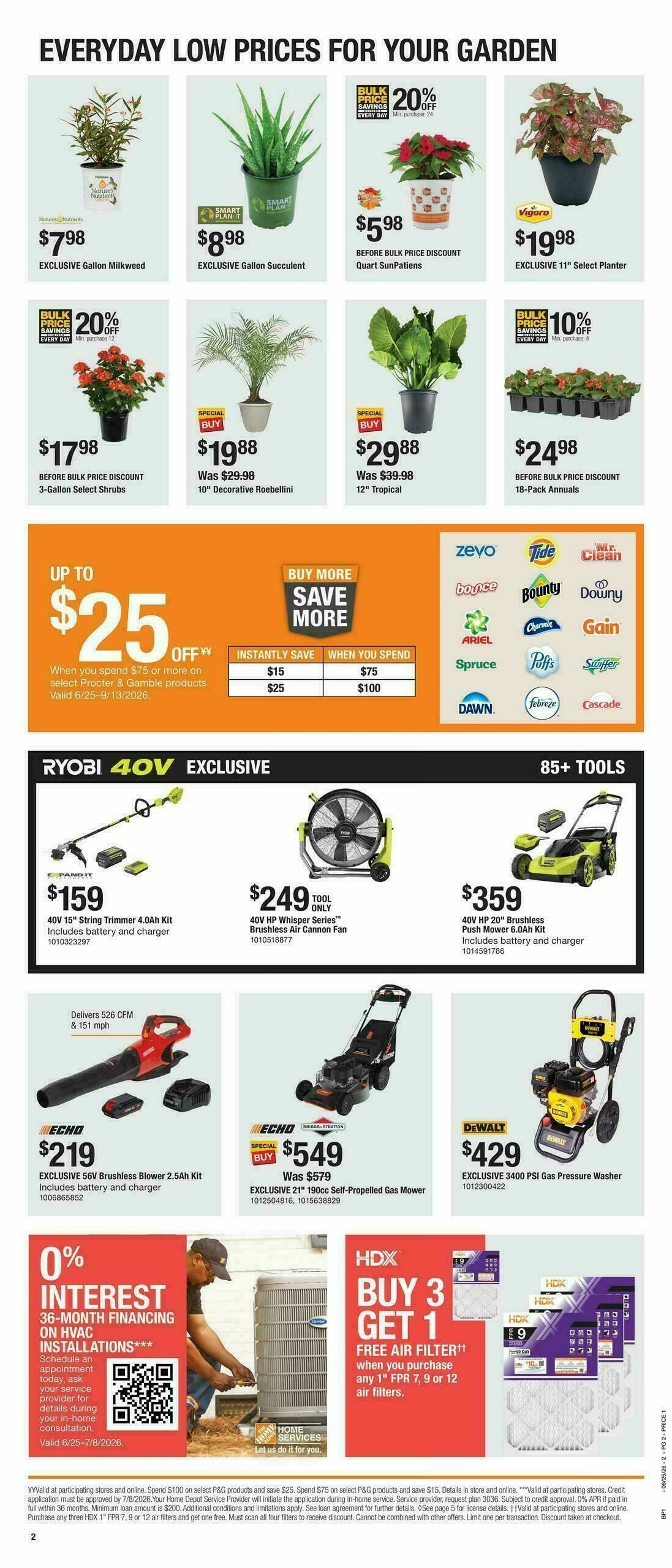 The Home Depot 4th of July Weekly Ad from June 25