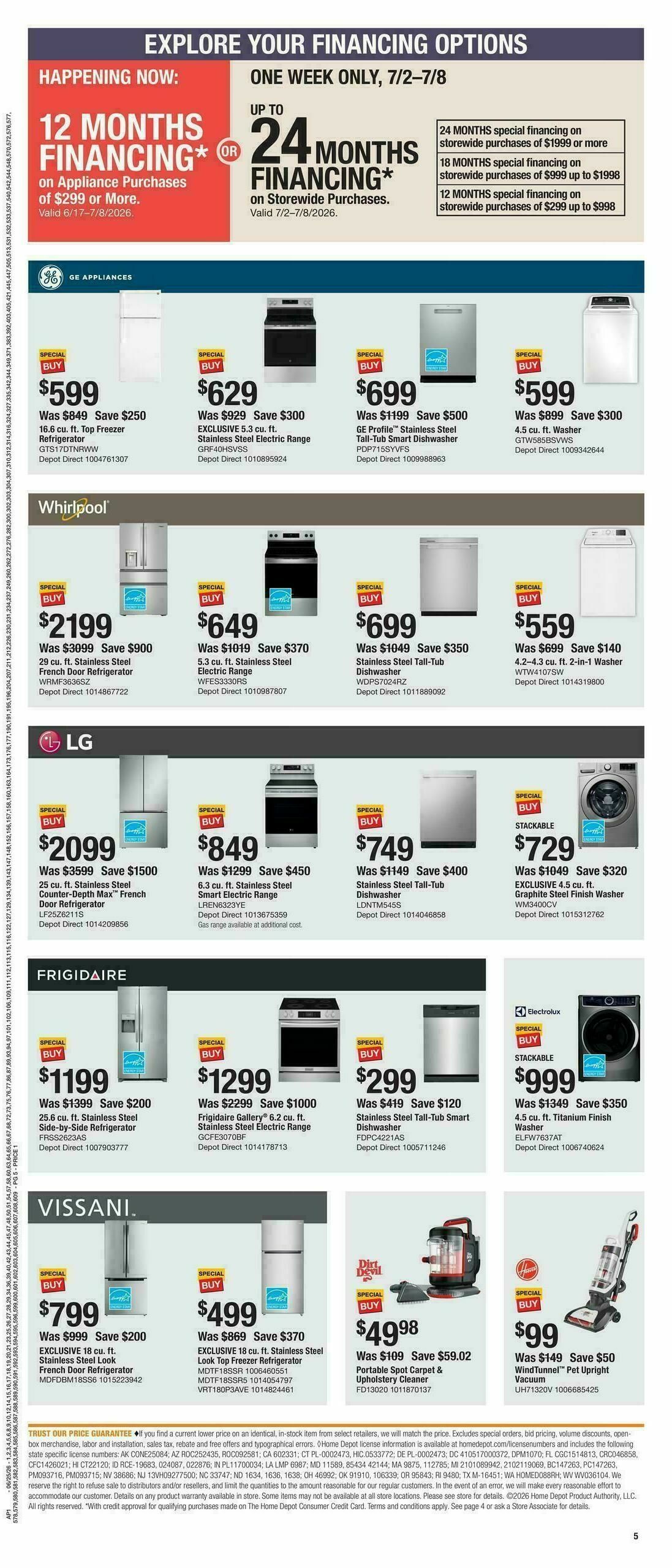 The Home Depot 4th of July Weekly Ad from June 25