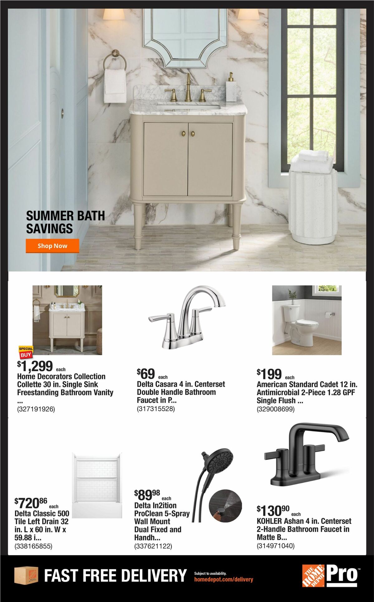 The Home Depot Weekly Ad from June 29