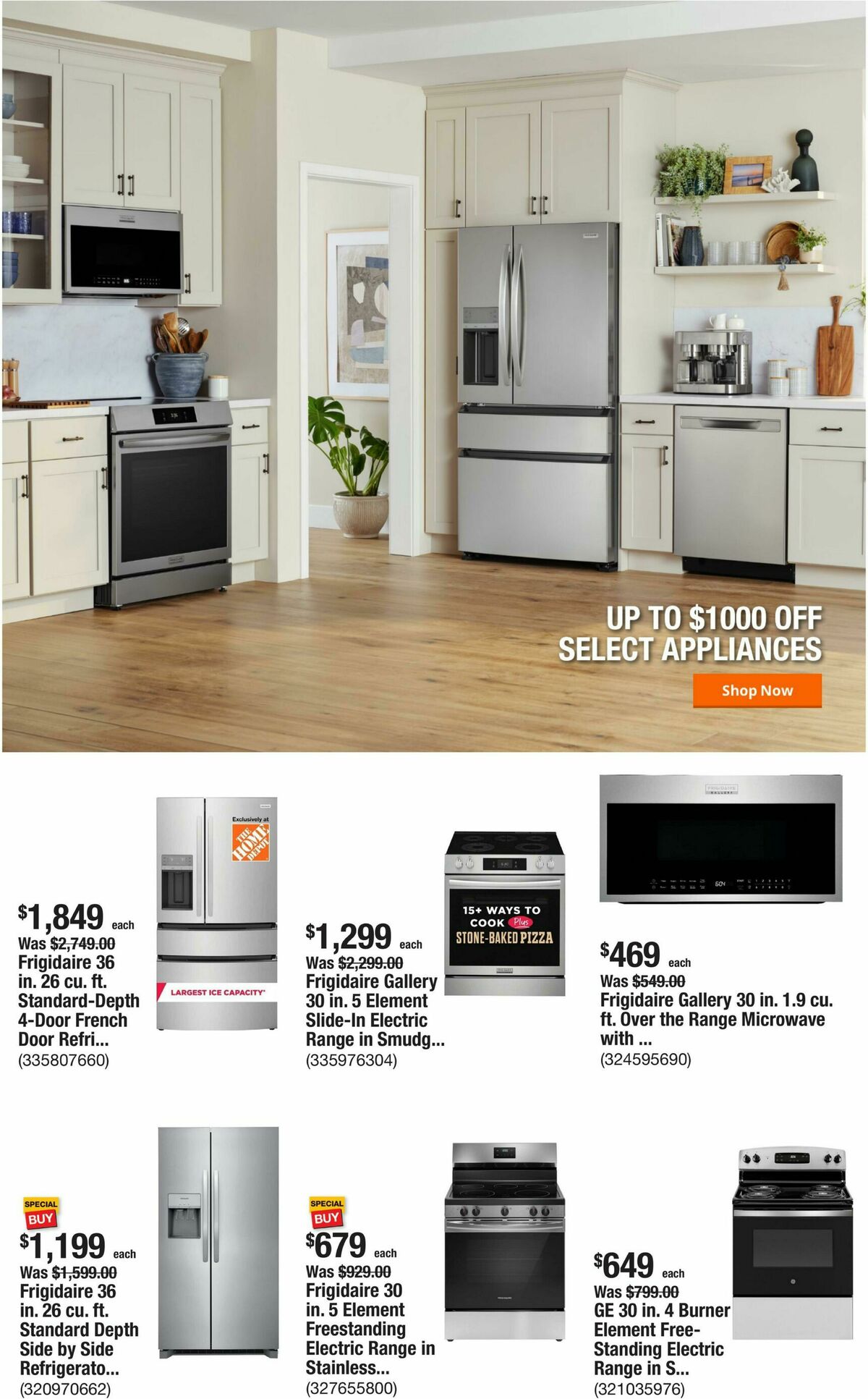 The Home Depot Weekly Ad from July 16