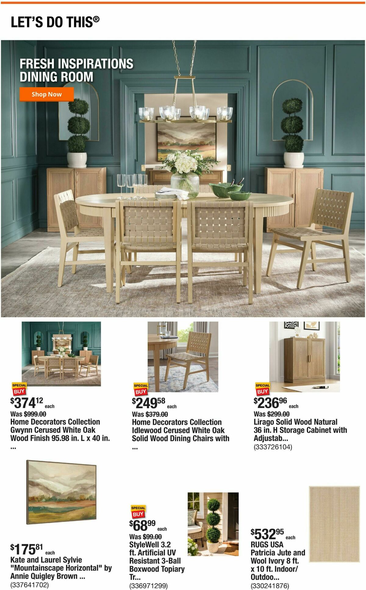 The Home Depot Weekly Ad from July 16