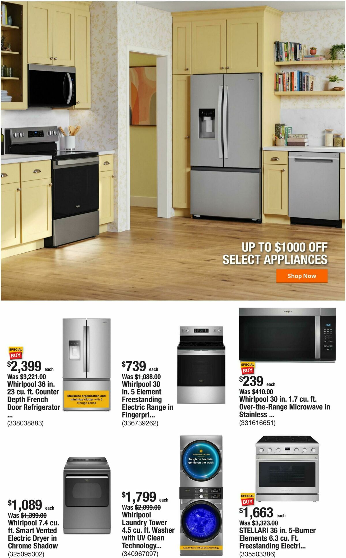 The Home Depot Weekly Ad from July 30