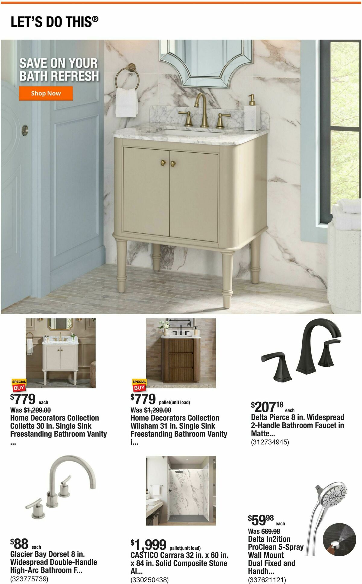 The Home Depot Weekly Ad from July 30