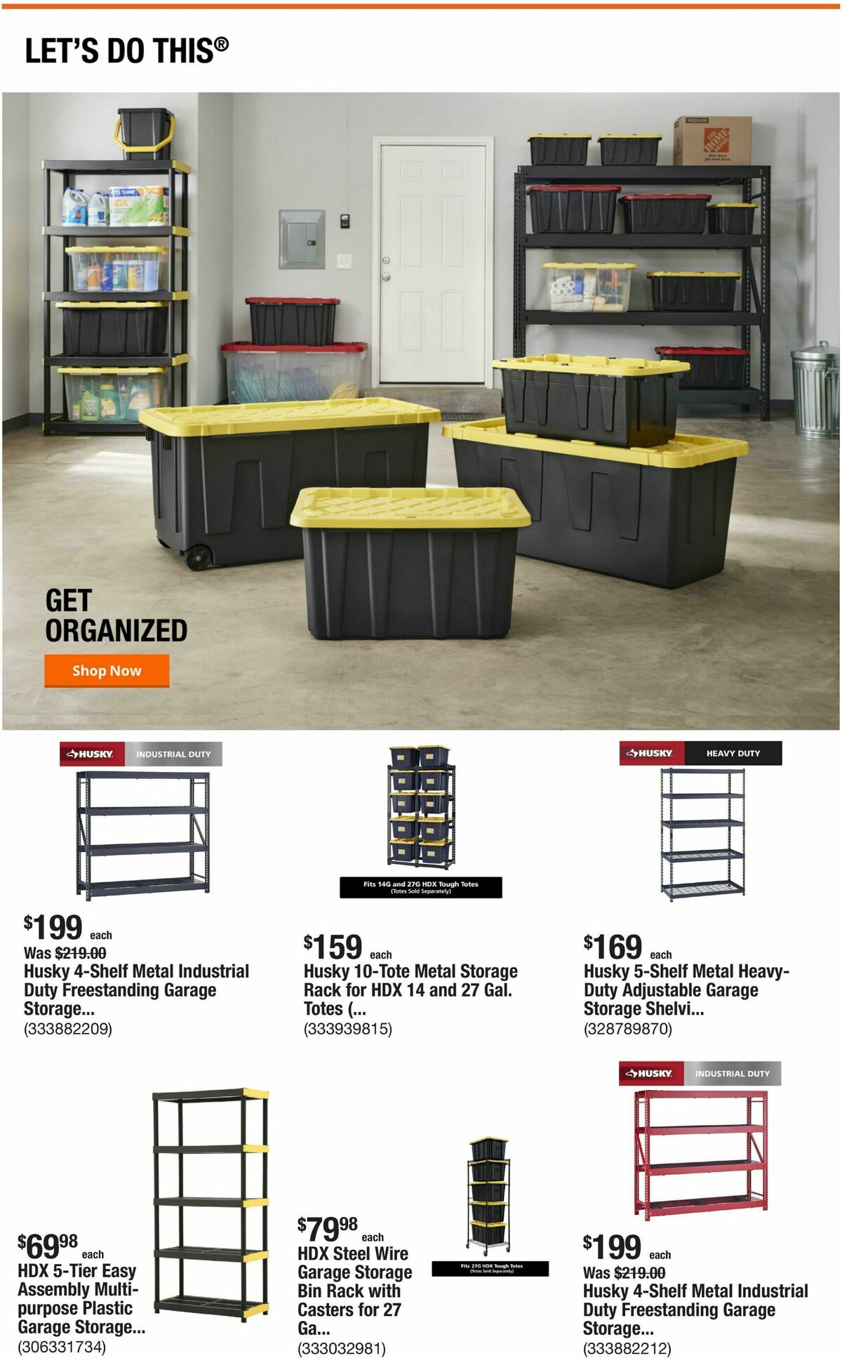 The Home Depot Weekly Ad from August 6