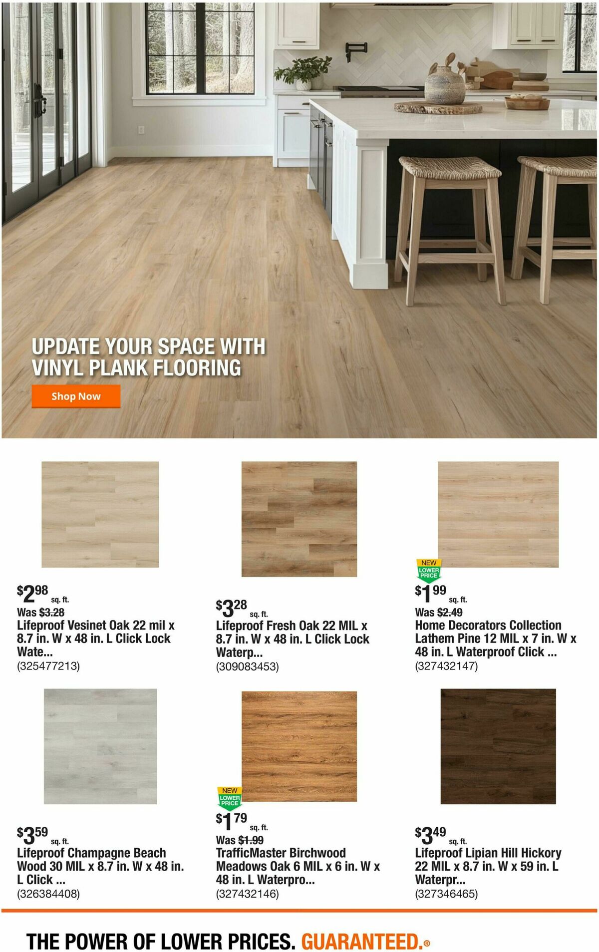 The Home Depot Weekly Ad from August 6
