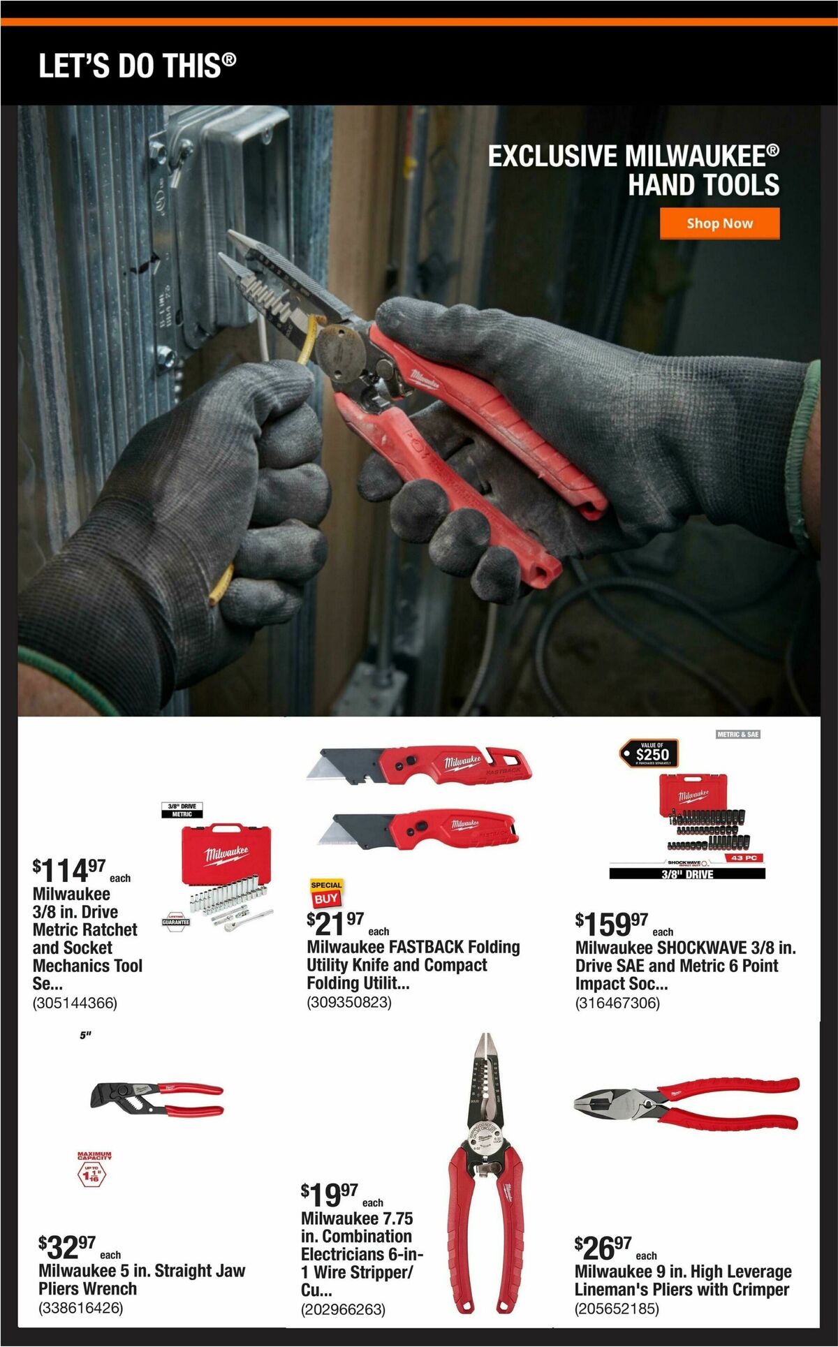 The Home Depot Weekly Ad from August 10