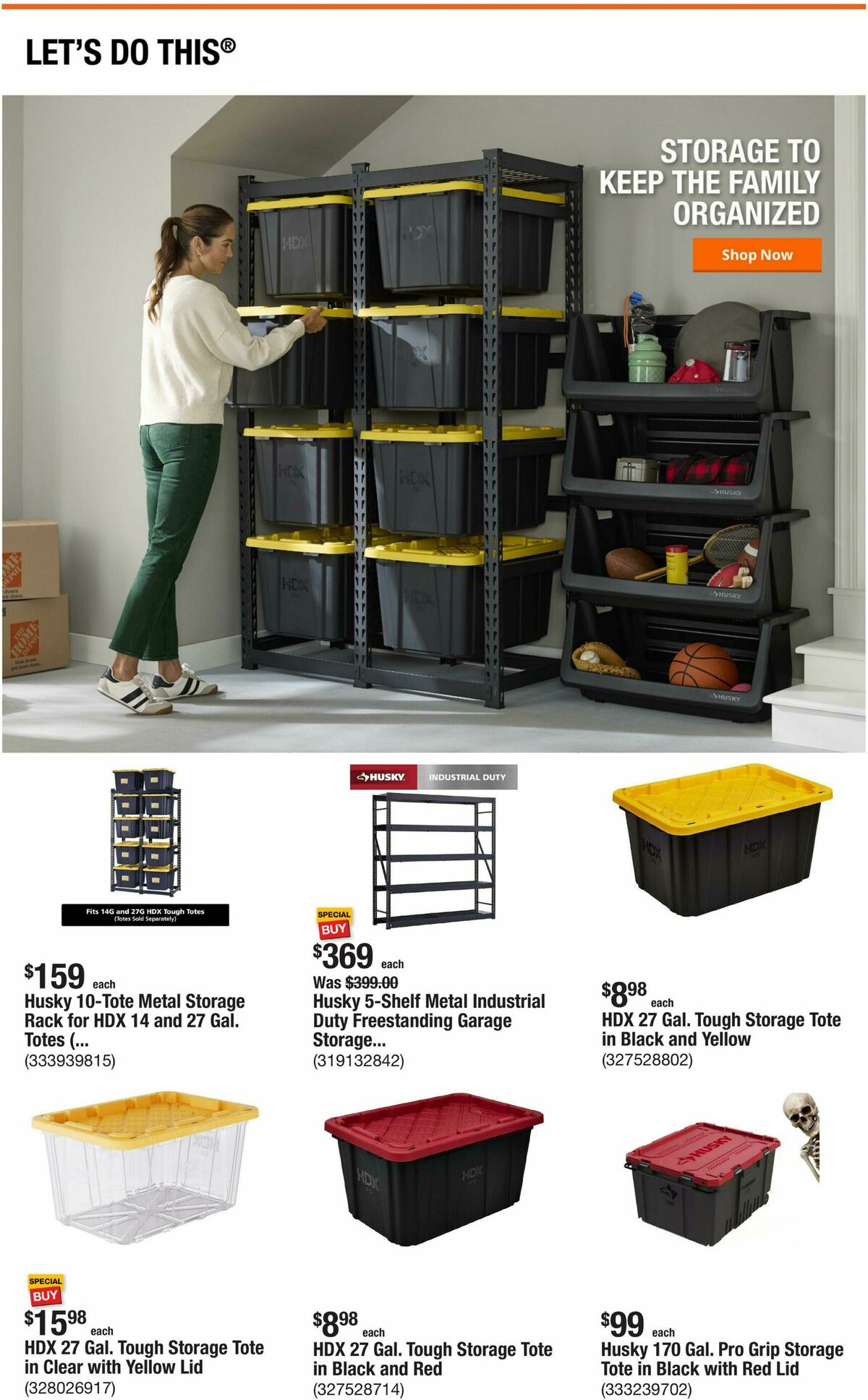 The Home Depot Weekly Ad from August 13