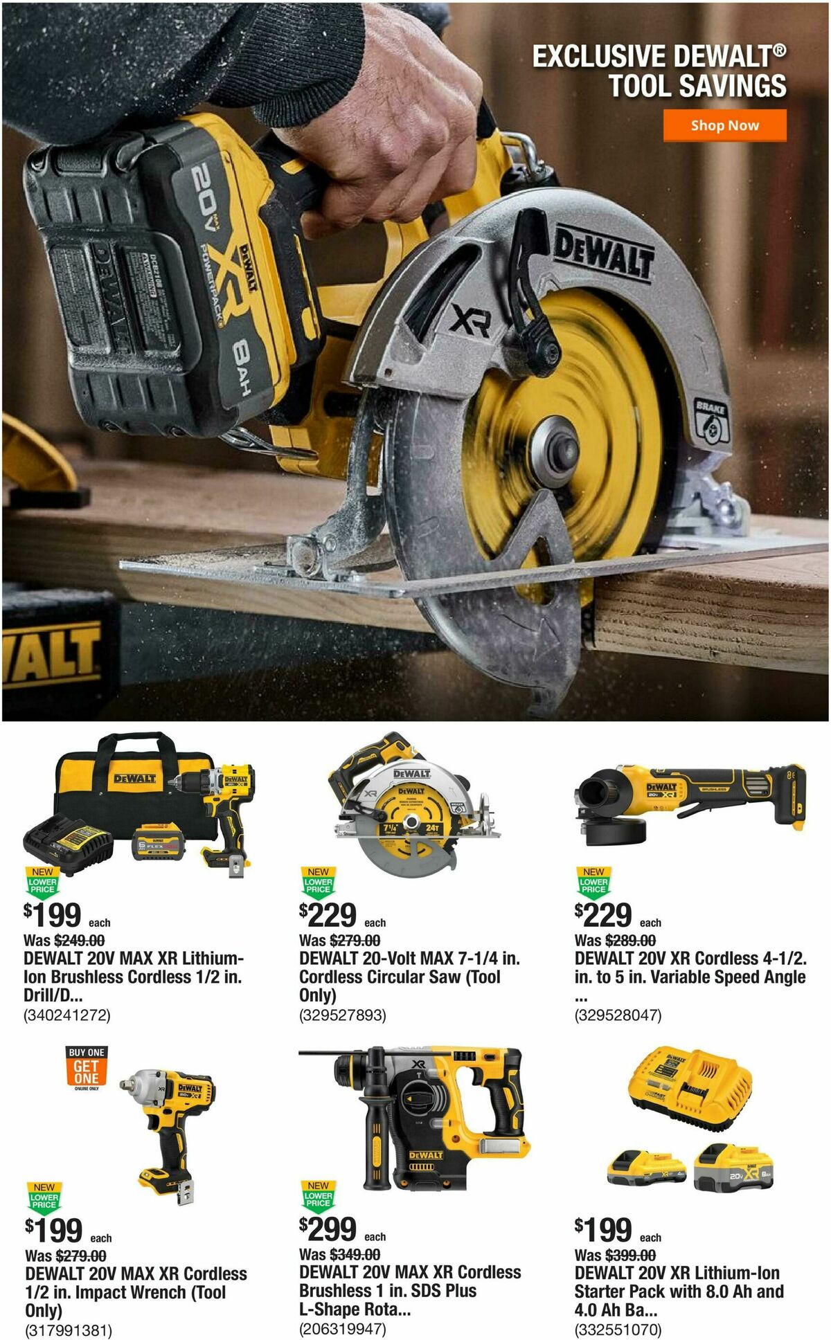 The Home Depot Weekly Ad from August 13