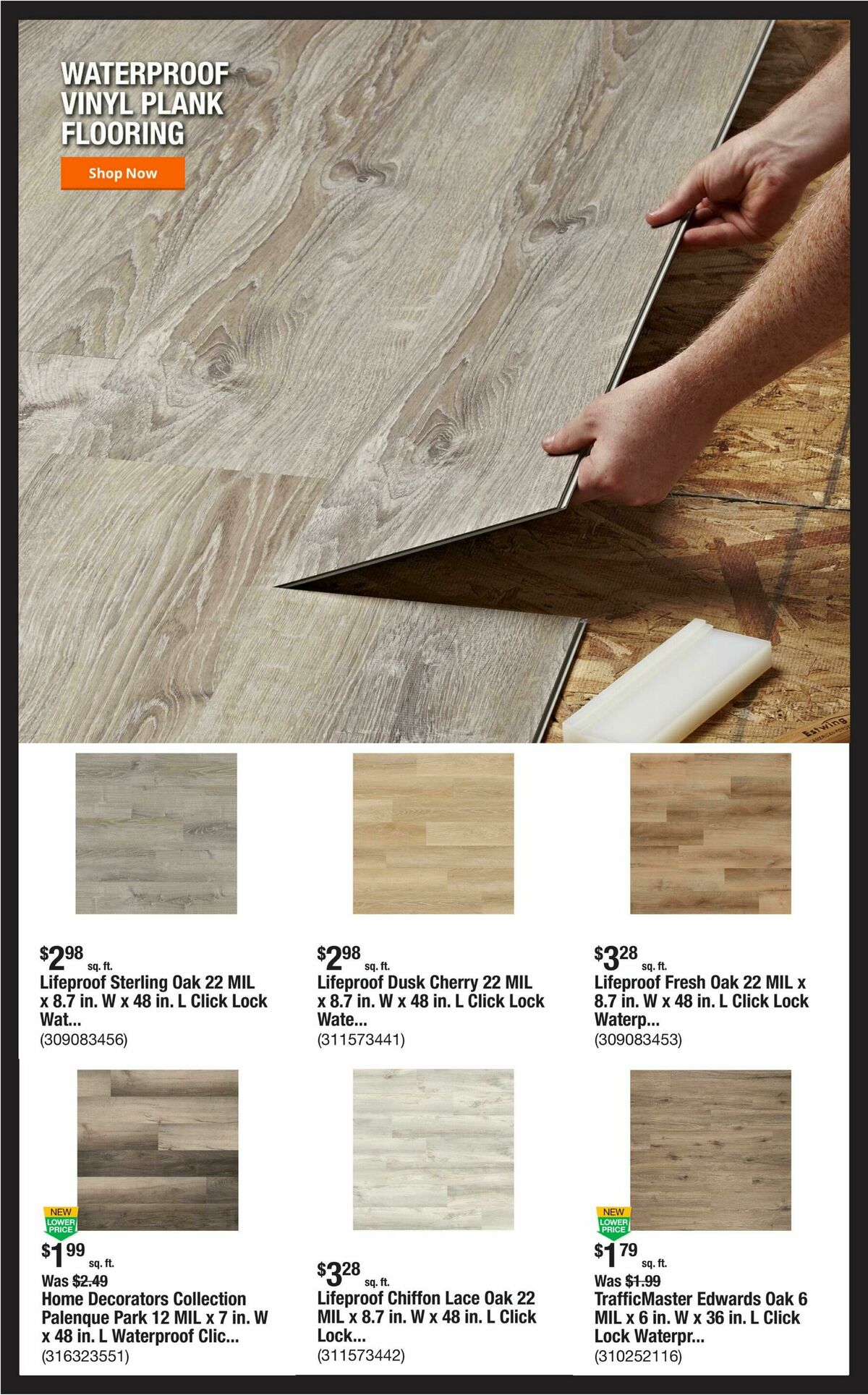 The Home Depot Weekly Ad from August 17
