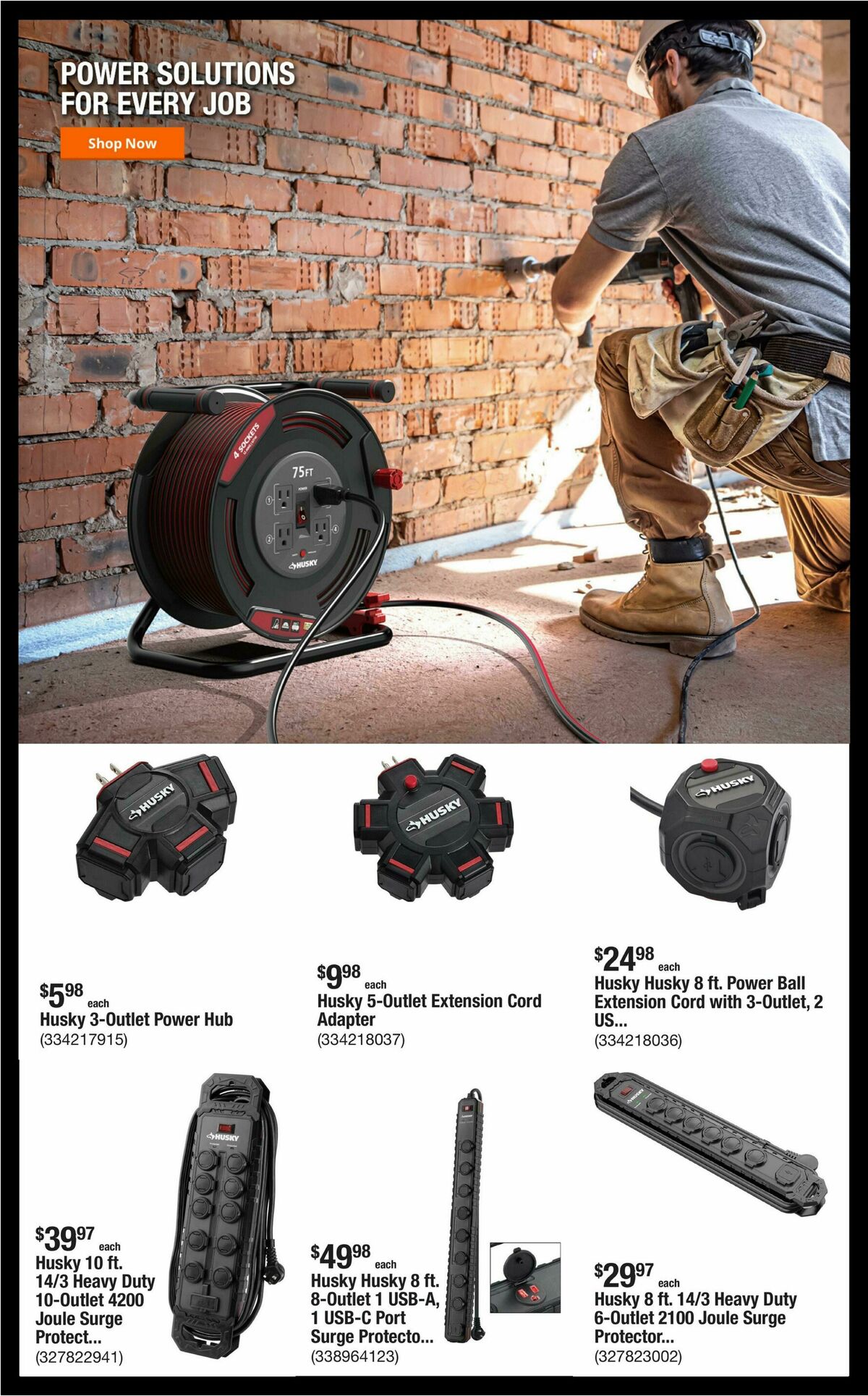 The Home Depot Weekly Ad from August 17