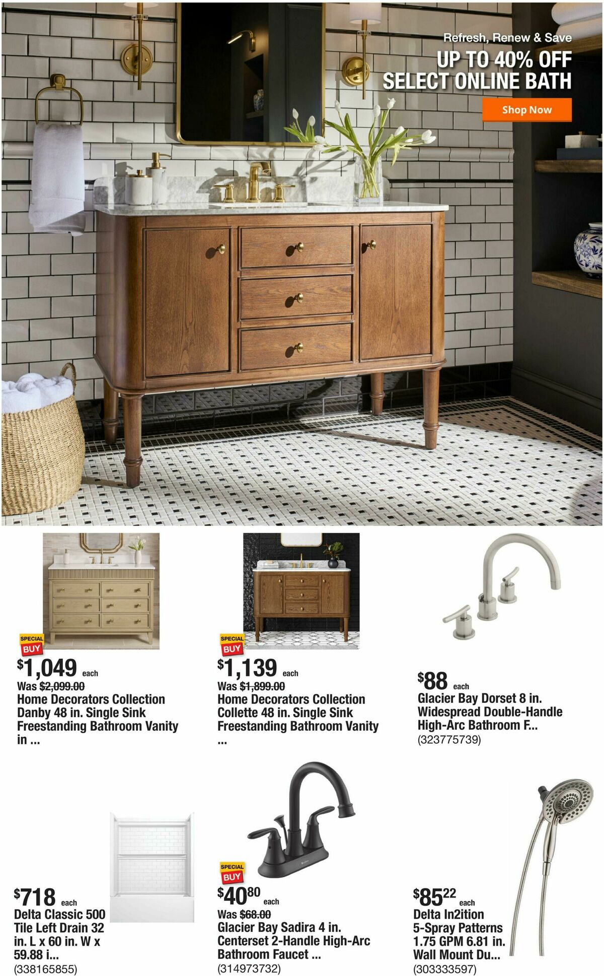 The Home Depot Weekly Ad from August 20