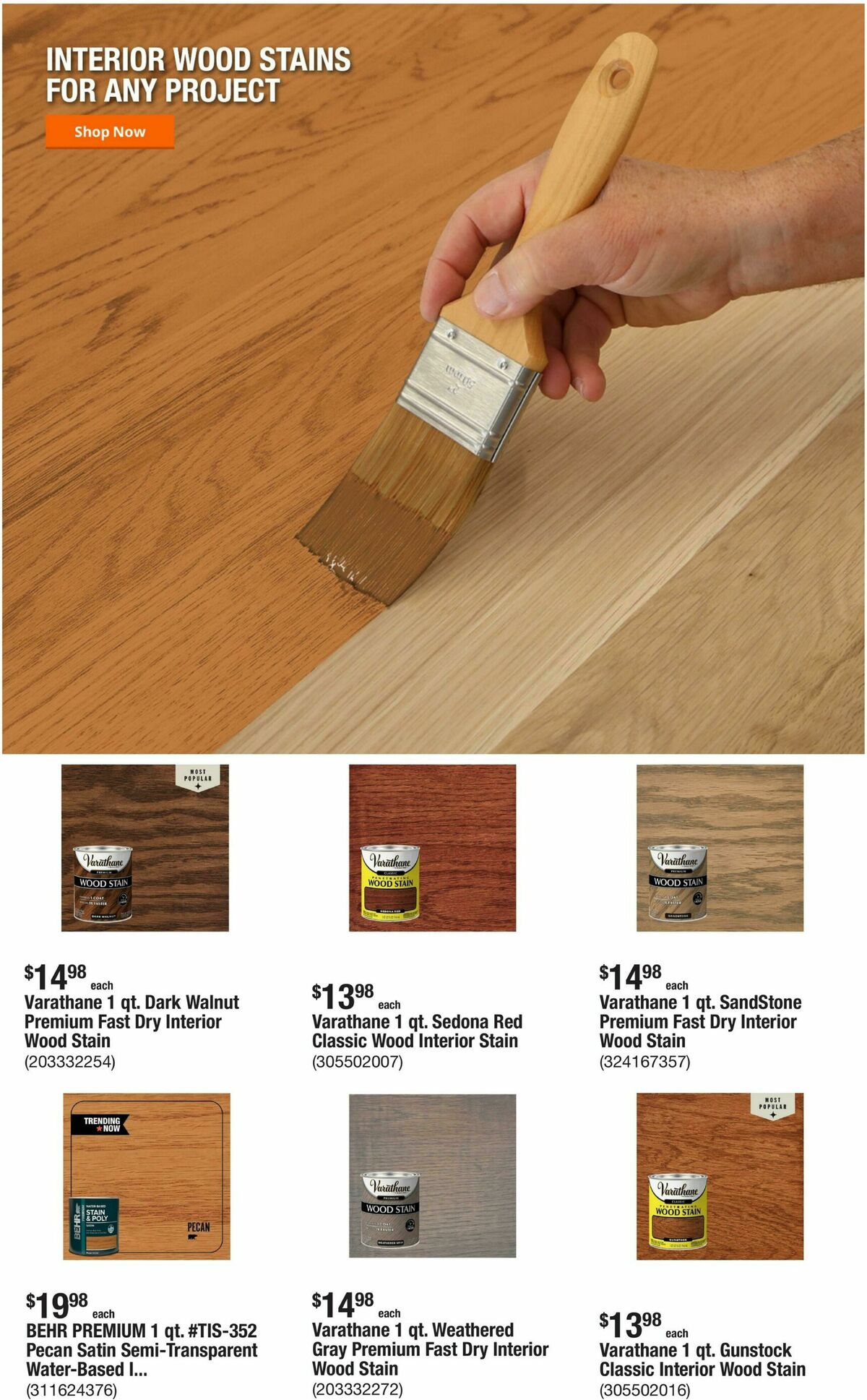 The Home Depot Weekly Ad from August 20