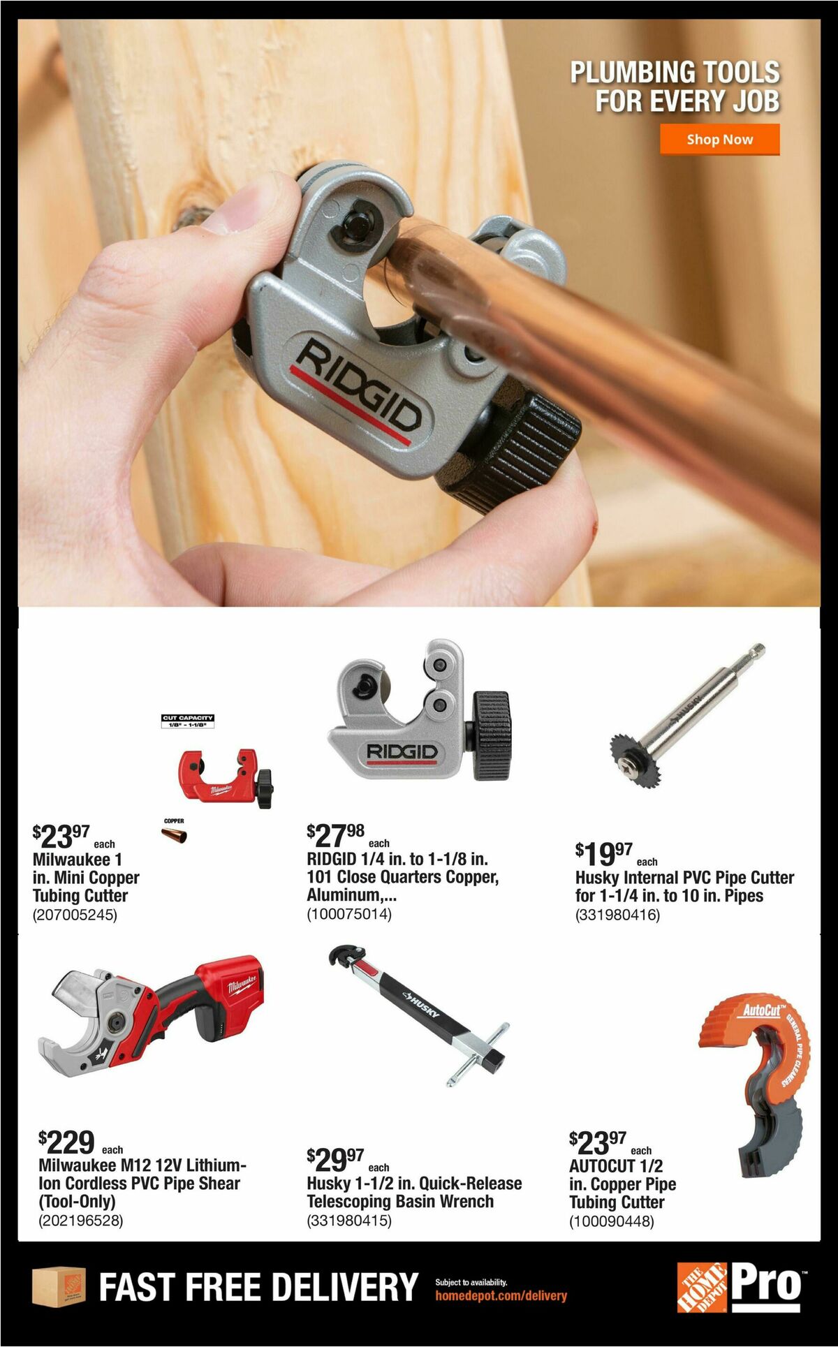 The Home Depot Weekly Ad from August 24